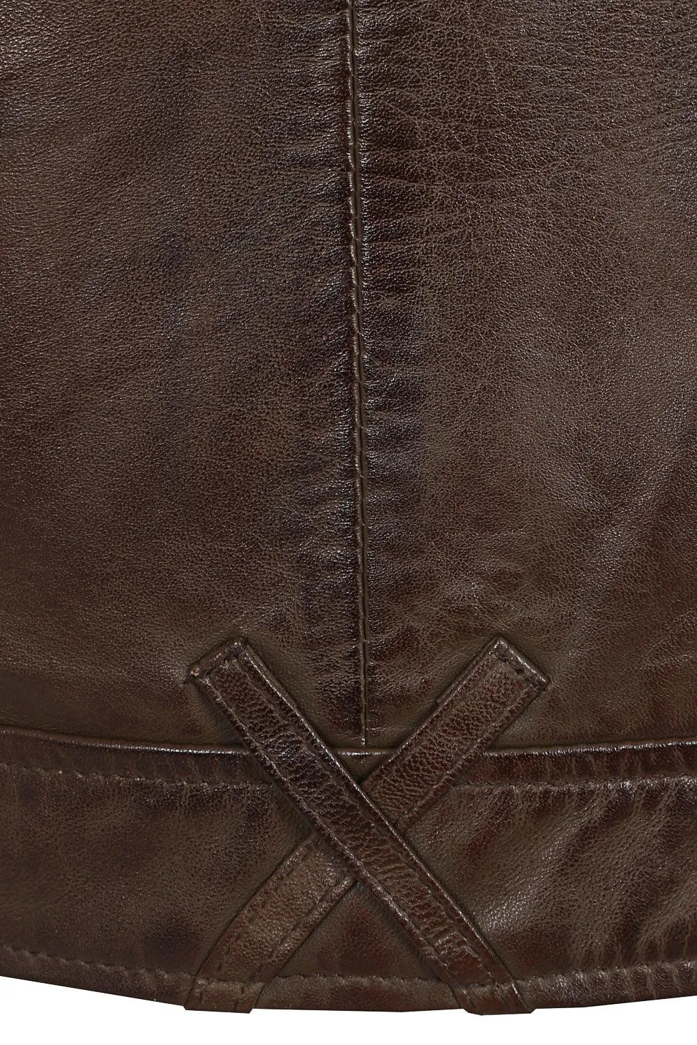 Men's Brown Genuine Classic Stylish Leather Jacket  - 'PETER'