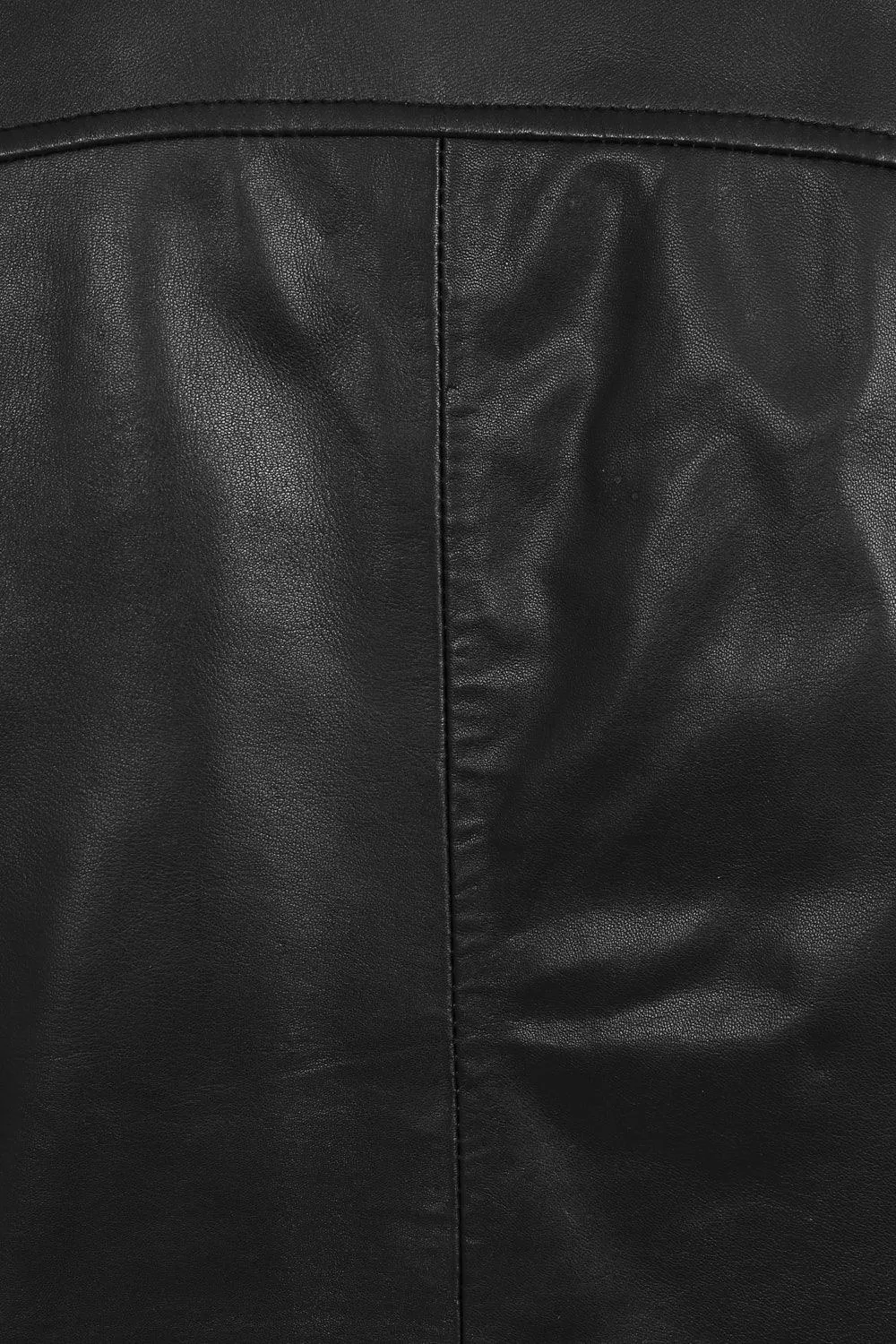 Men's Classic Style Black Leather Jacket for Everyday Wear  - JIMMY