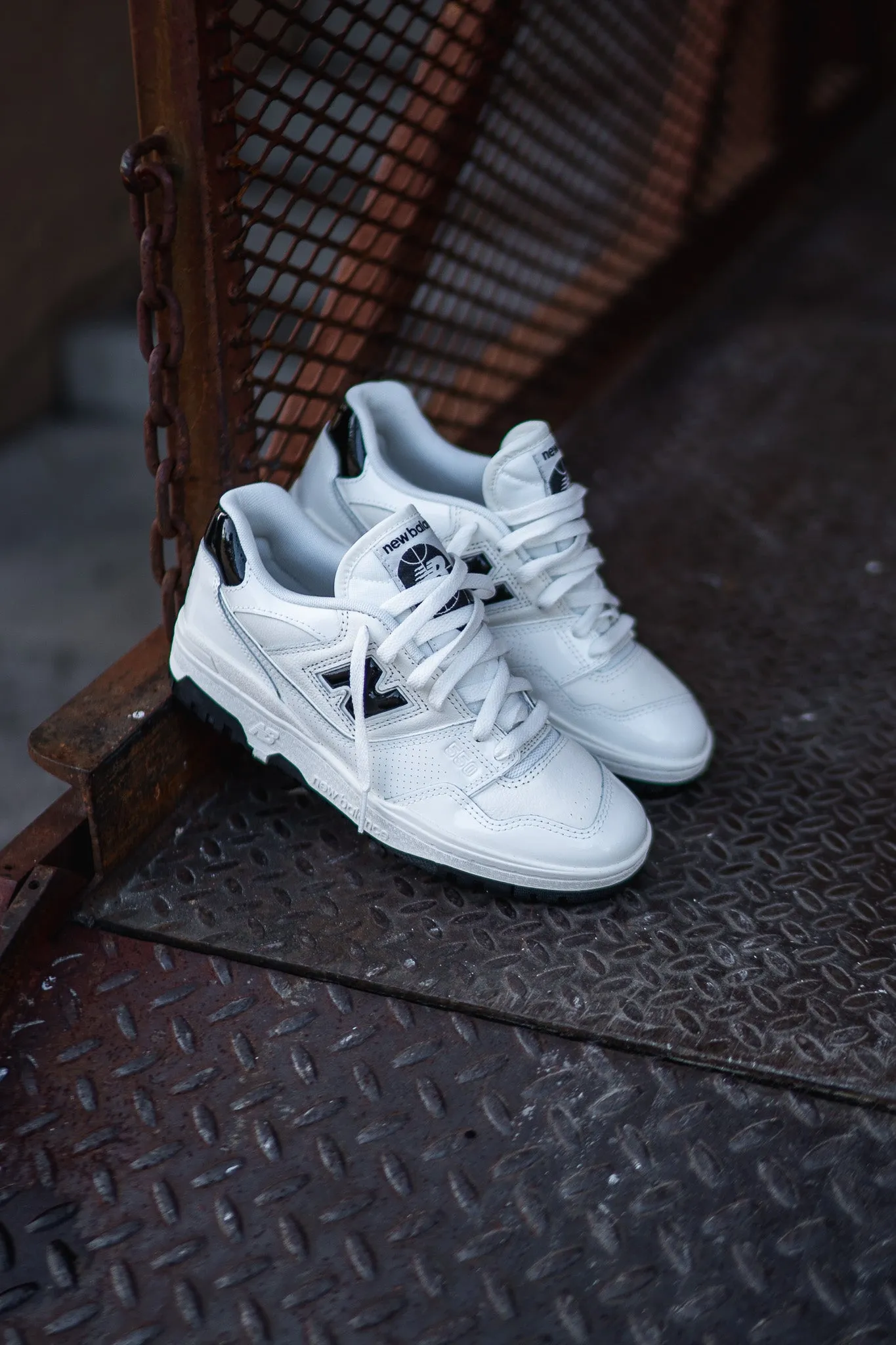 Mens New Balance 550 (White/Black) - BB550YKF