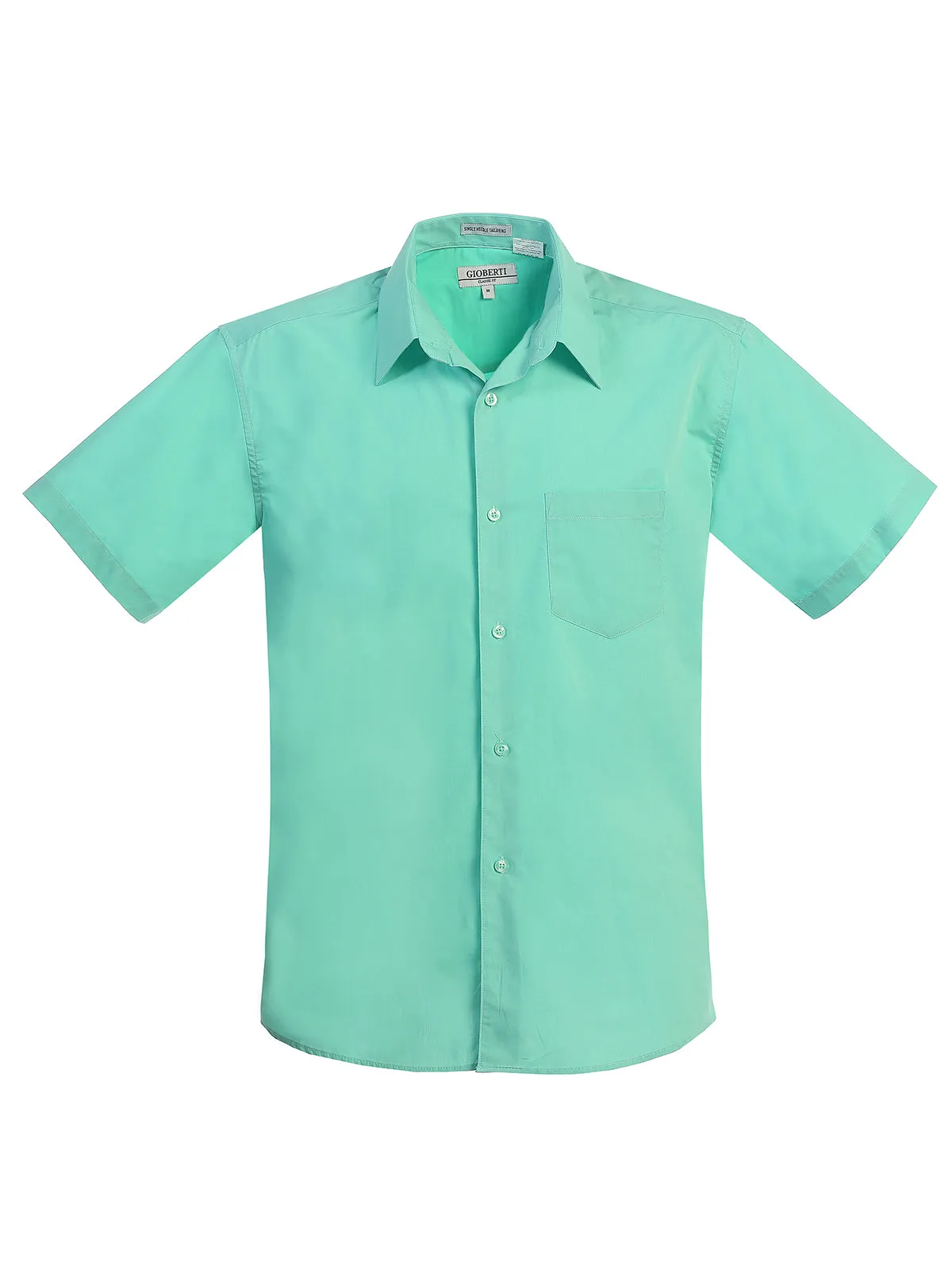 Men's Short Sleeve Shirt, Green