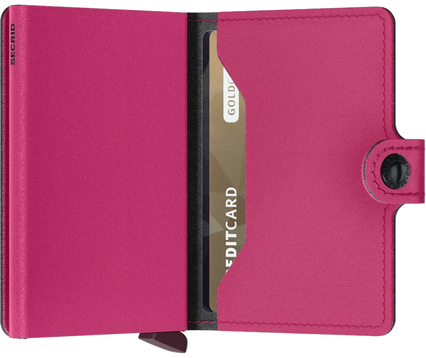 Miniwallet: Yard Fuchsia