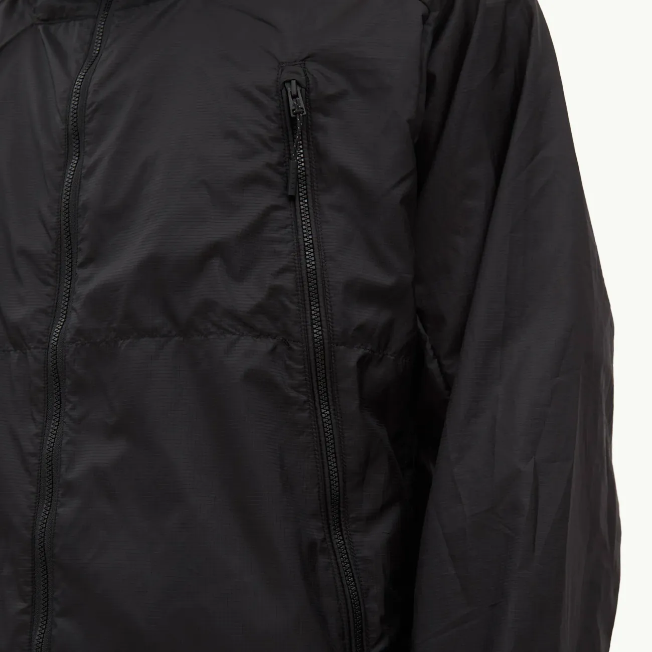 Pasmo Hooded Windbreaker Jacket - Black