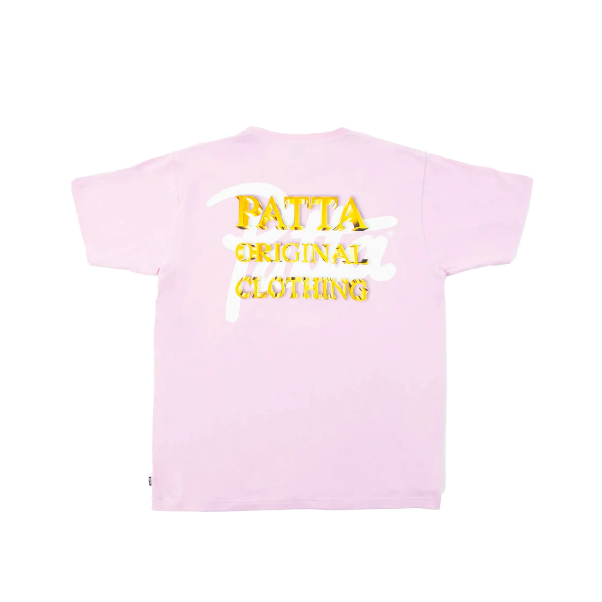 Patta Mens Gold Logo T-Shirt 'Orchid Bouquet'