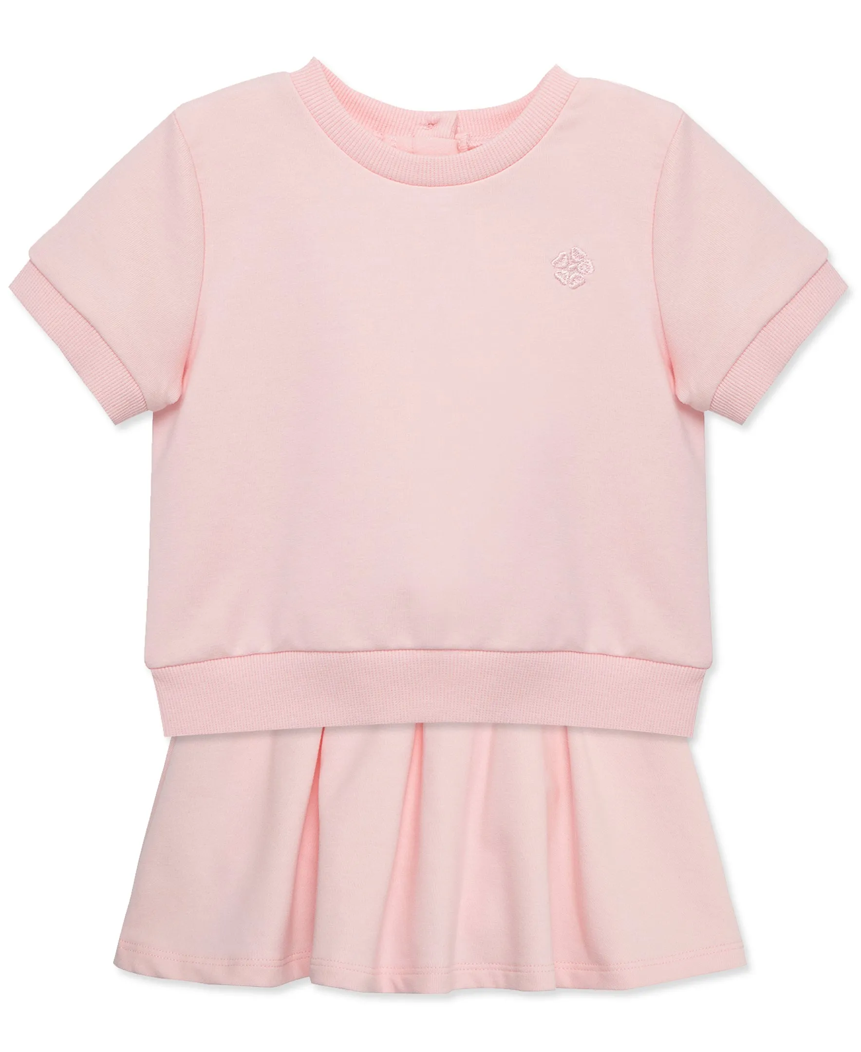 Pink 2-Piece Infant Skort Set (12M-24M)