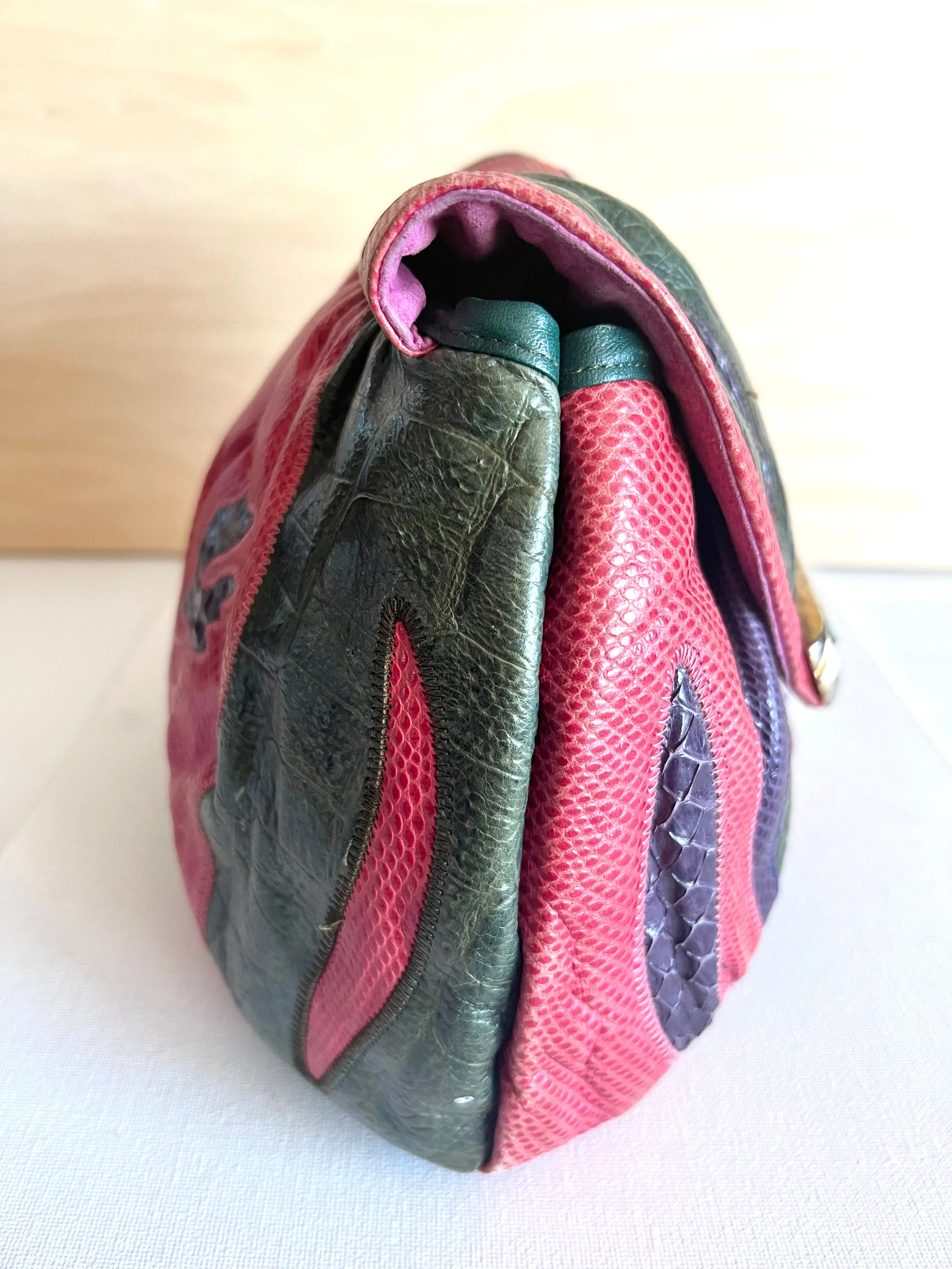 Pink & Green Vintage Sharif Handbag