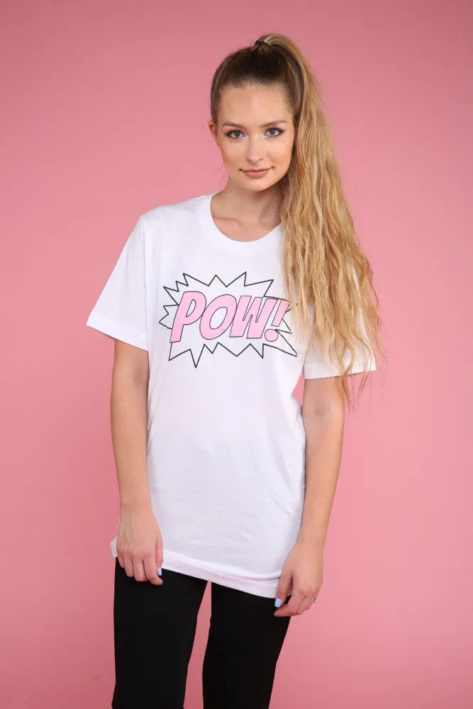 Pink POW Graphic Unisex Tee