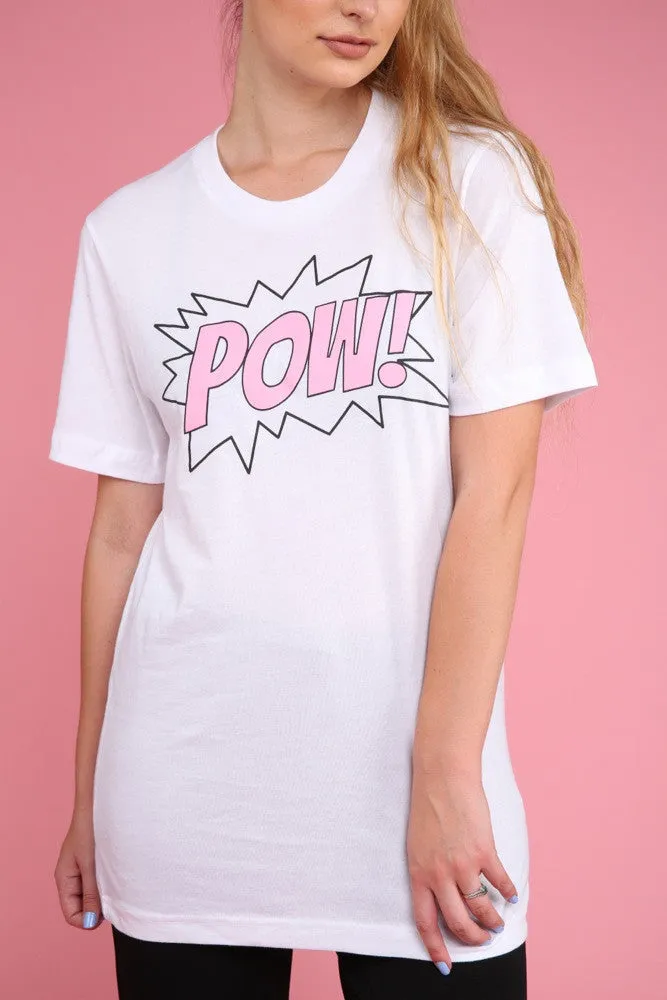 Pink POW Graphic Unisex Tee