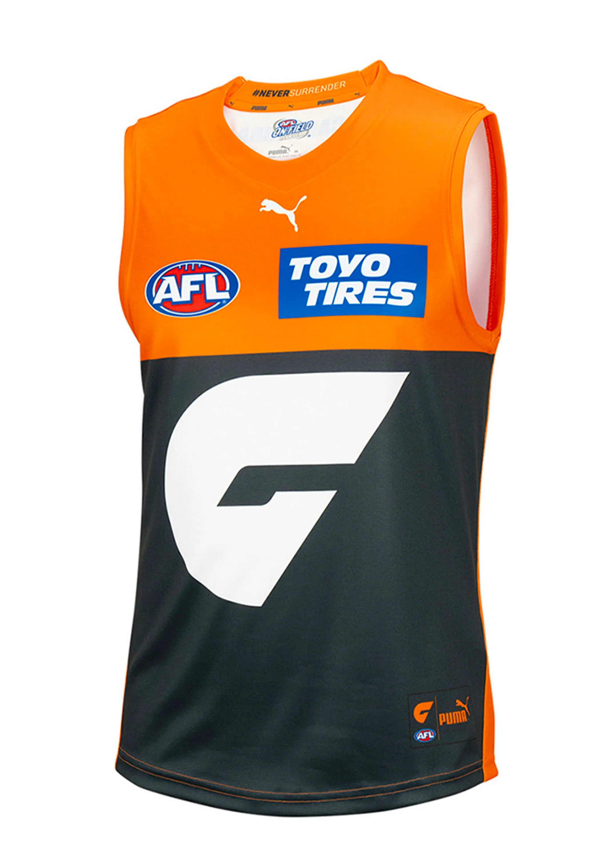 Puma Youth GWS Giants Home Replica Guernsey Orange <br> 768379 01