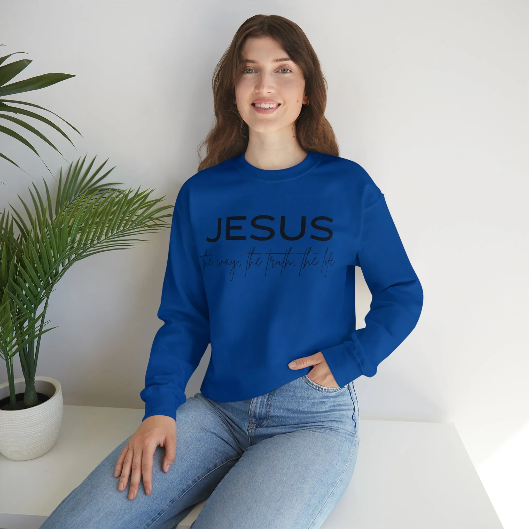 "Jesus" Unisex Heavy Blend™ Crewneck Sweatshirt