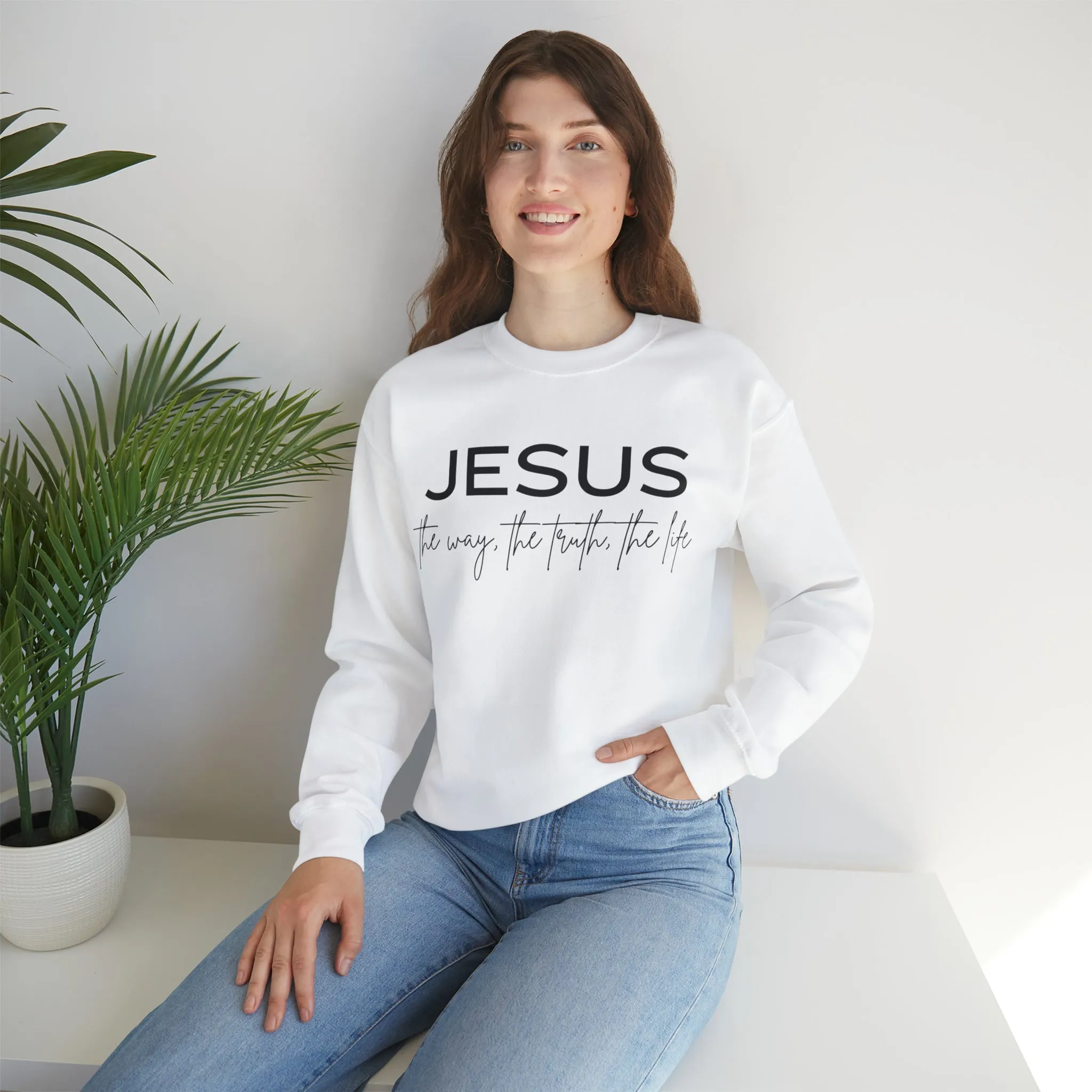 "Jesus" Unisex Heavy Blend™ Crewneck Sweatshirt