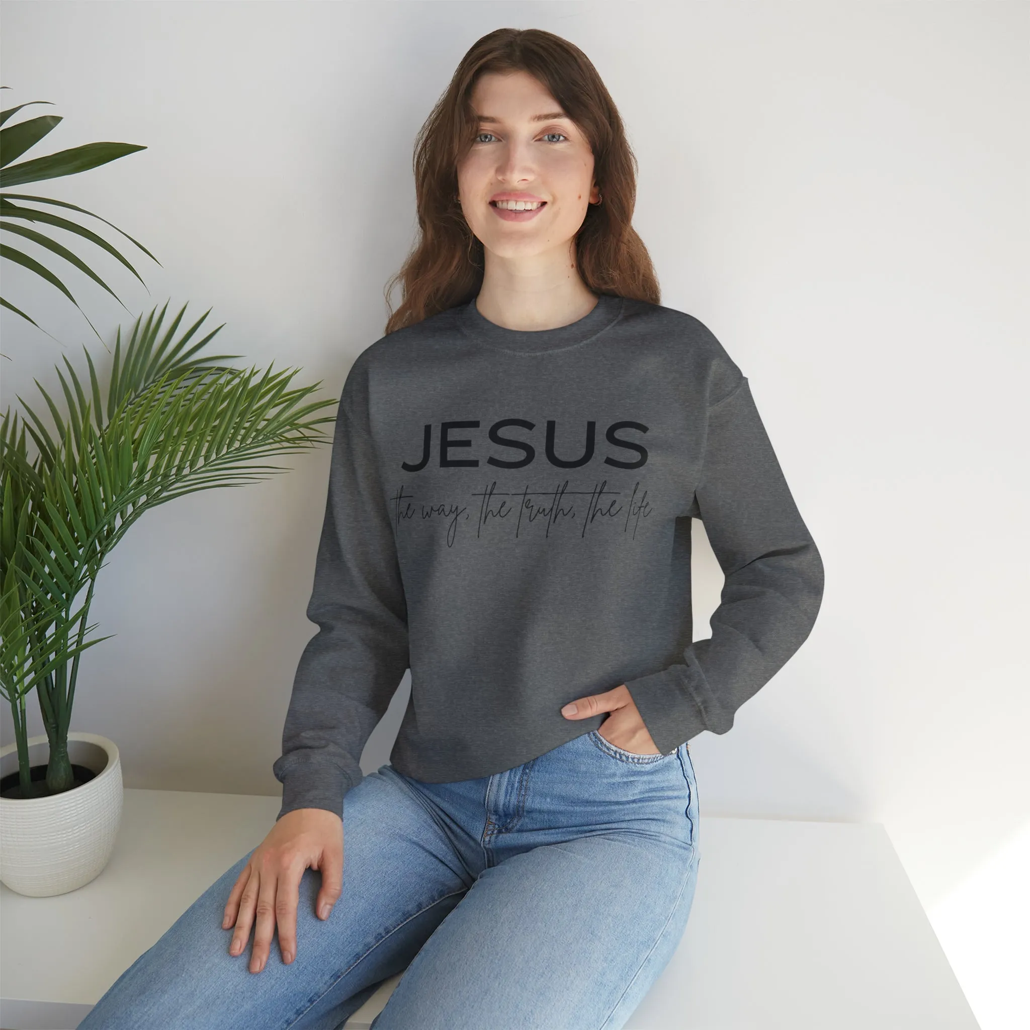 "Jesus" Unisex Heavy Blend™ Crewneck Sweatshirt