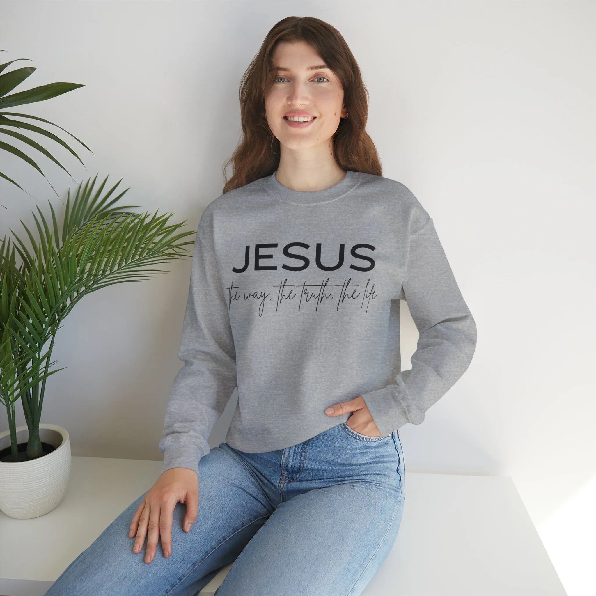 "Jesus" Unisex Heavy Blend™ Crewneck Sweatshirt