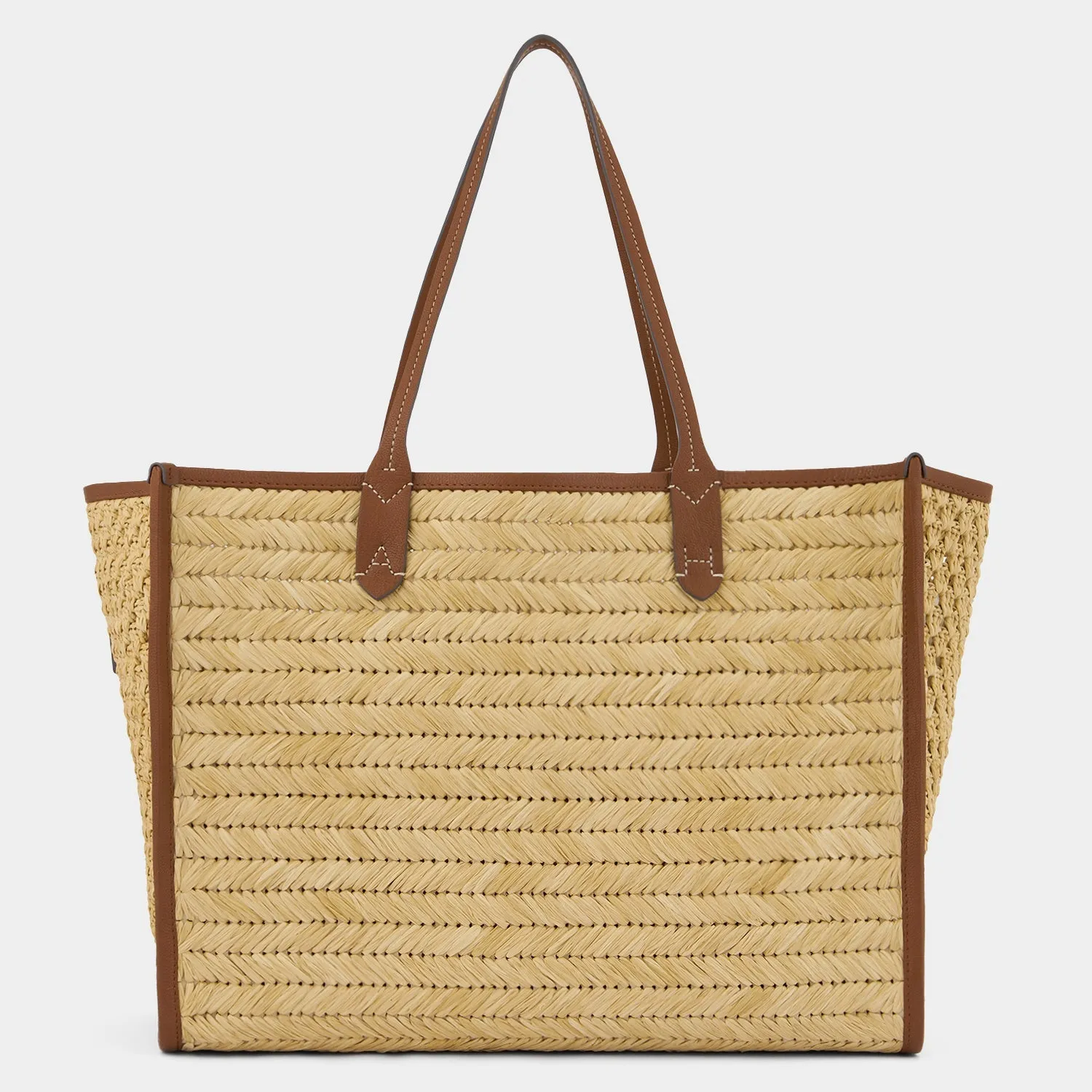 Raffia Pocket Tote