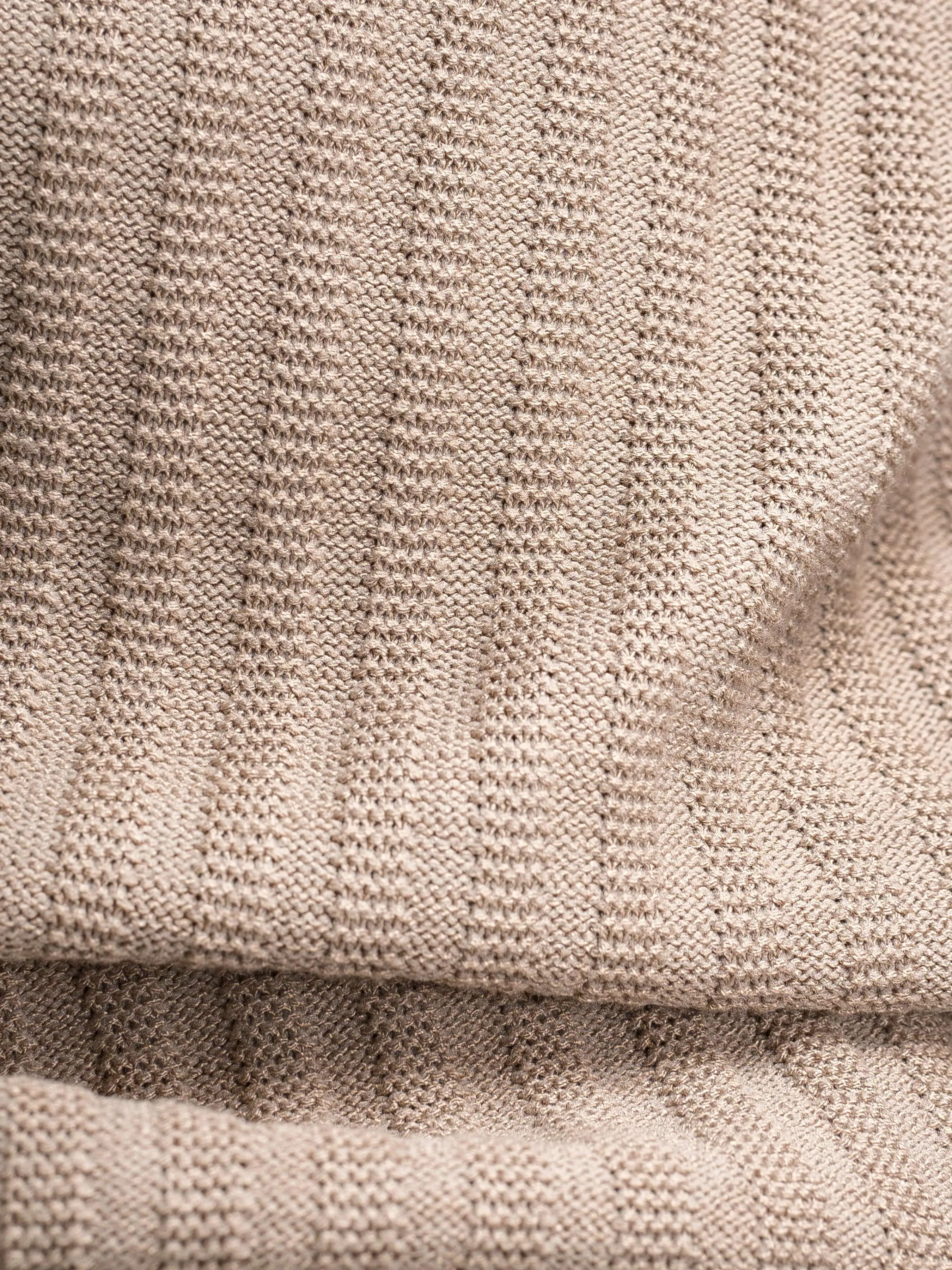 Raoul Knit - Beige Quarter-Zip