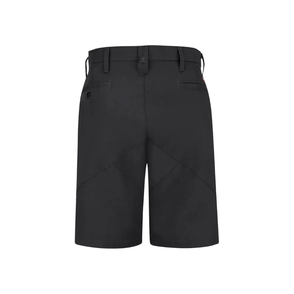 Red Kap Men's Utility Work Short with MIMIX PX50BK - Black