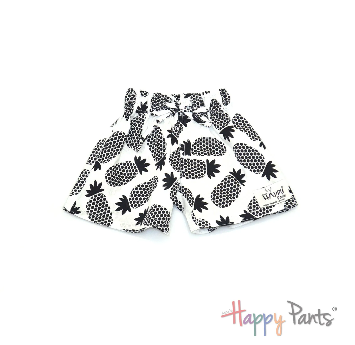 Retro Pineapples Shorts for Girls