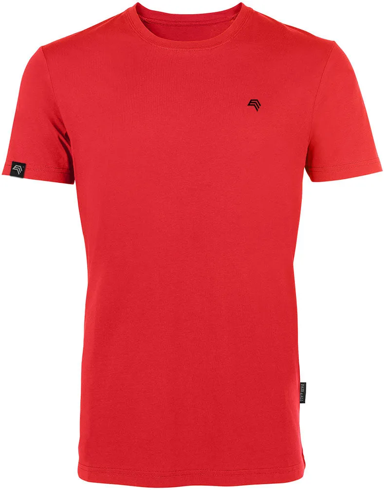 RMH 0101 ― Herren Luxury Bio-Baumwolle T-Shirt - Rot