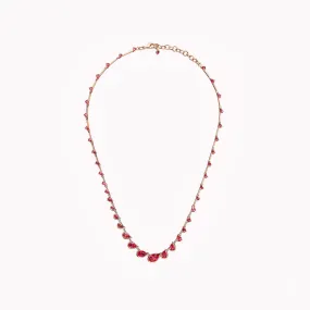 Rubellite Flicker Necklace