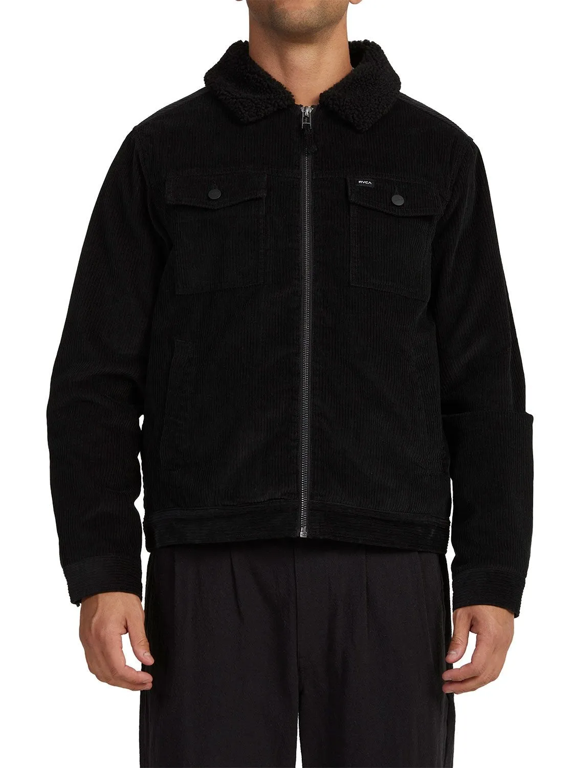 RVCA Men's Easy Trucker Sherpa Jacket