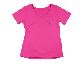 SALE Women's T-shirt | FLANCI Logo Hot Pink