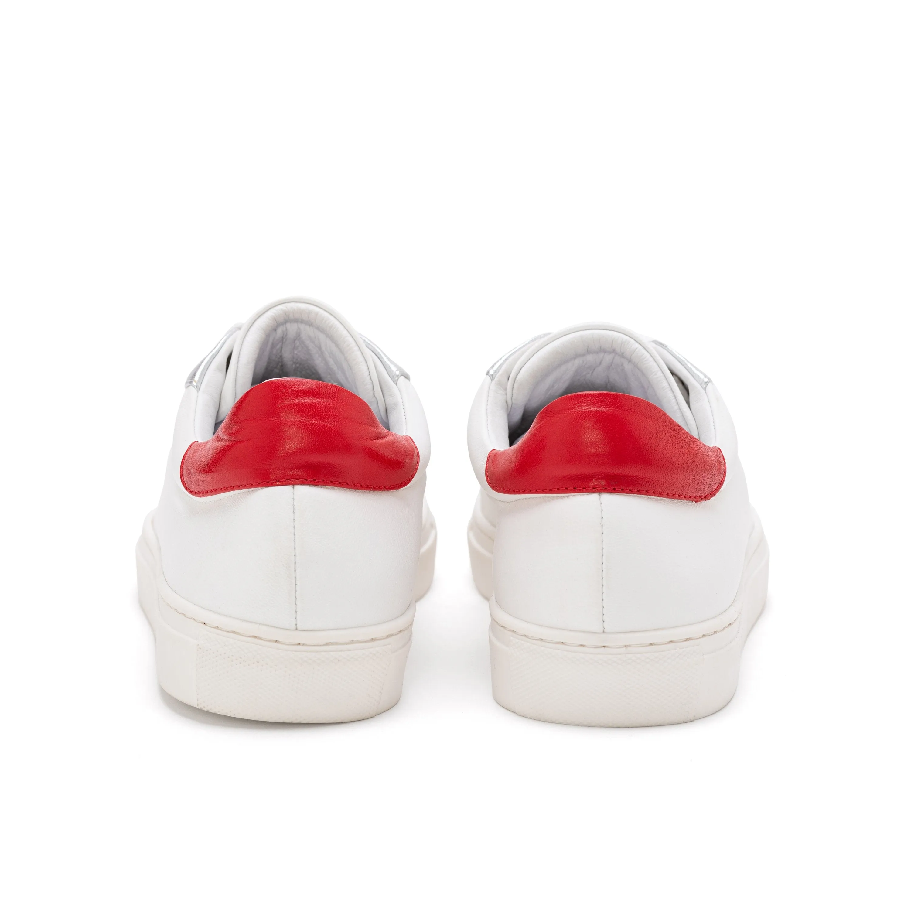 Saluzzo - Red, White and Silver Sneaker