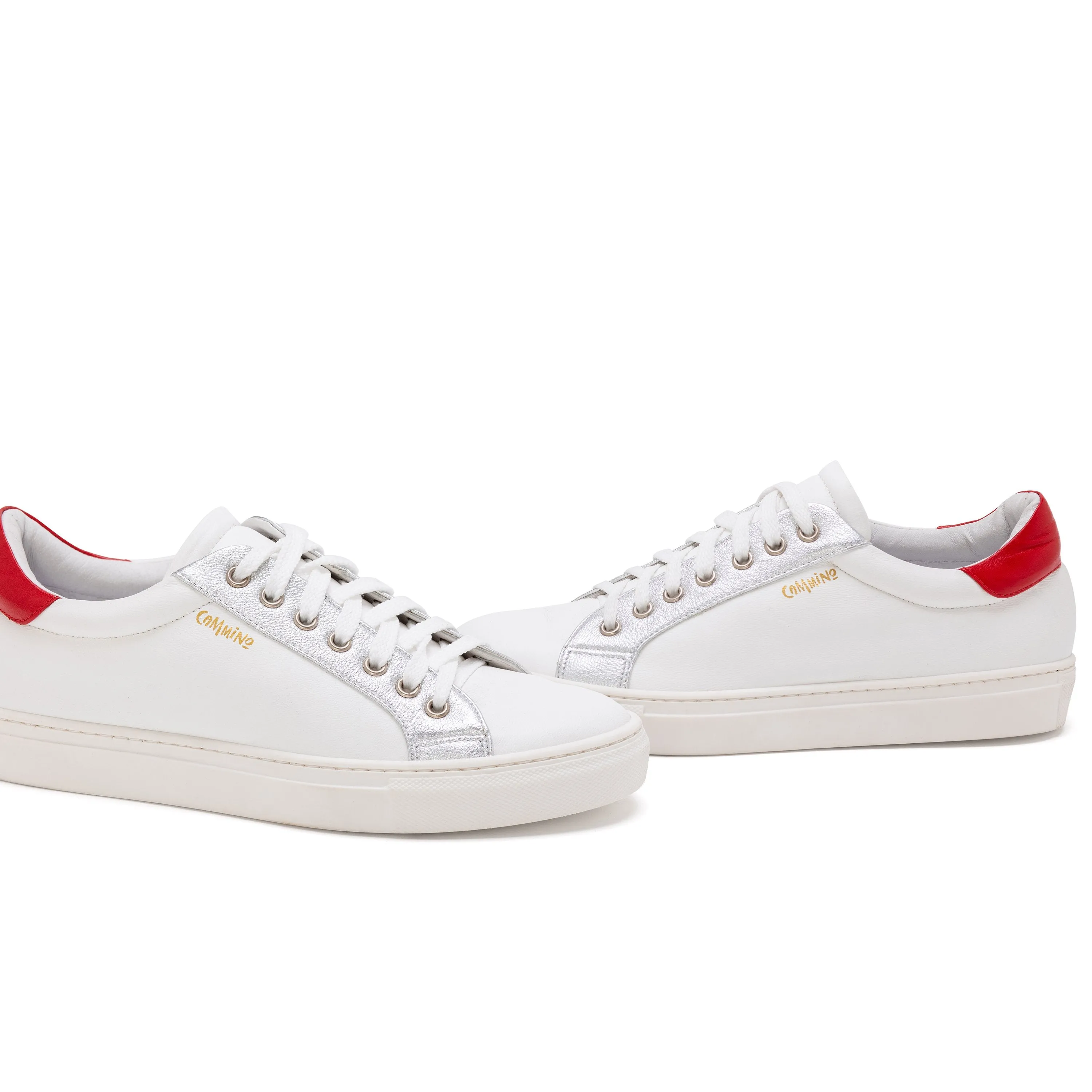 Saluzzo - Red, White and Silver Sneaker