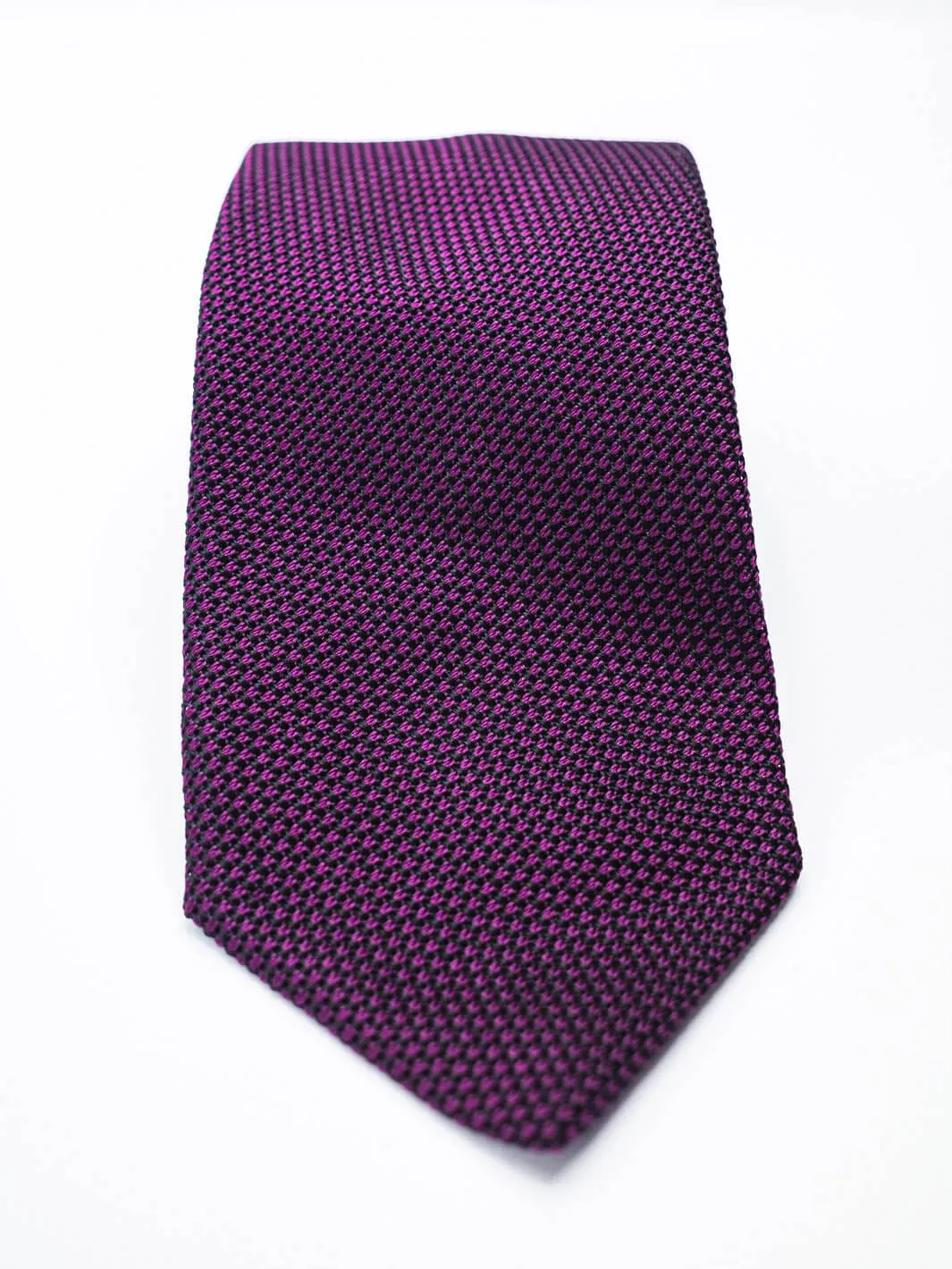 Silk Grenadine Tie - Purple