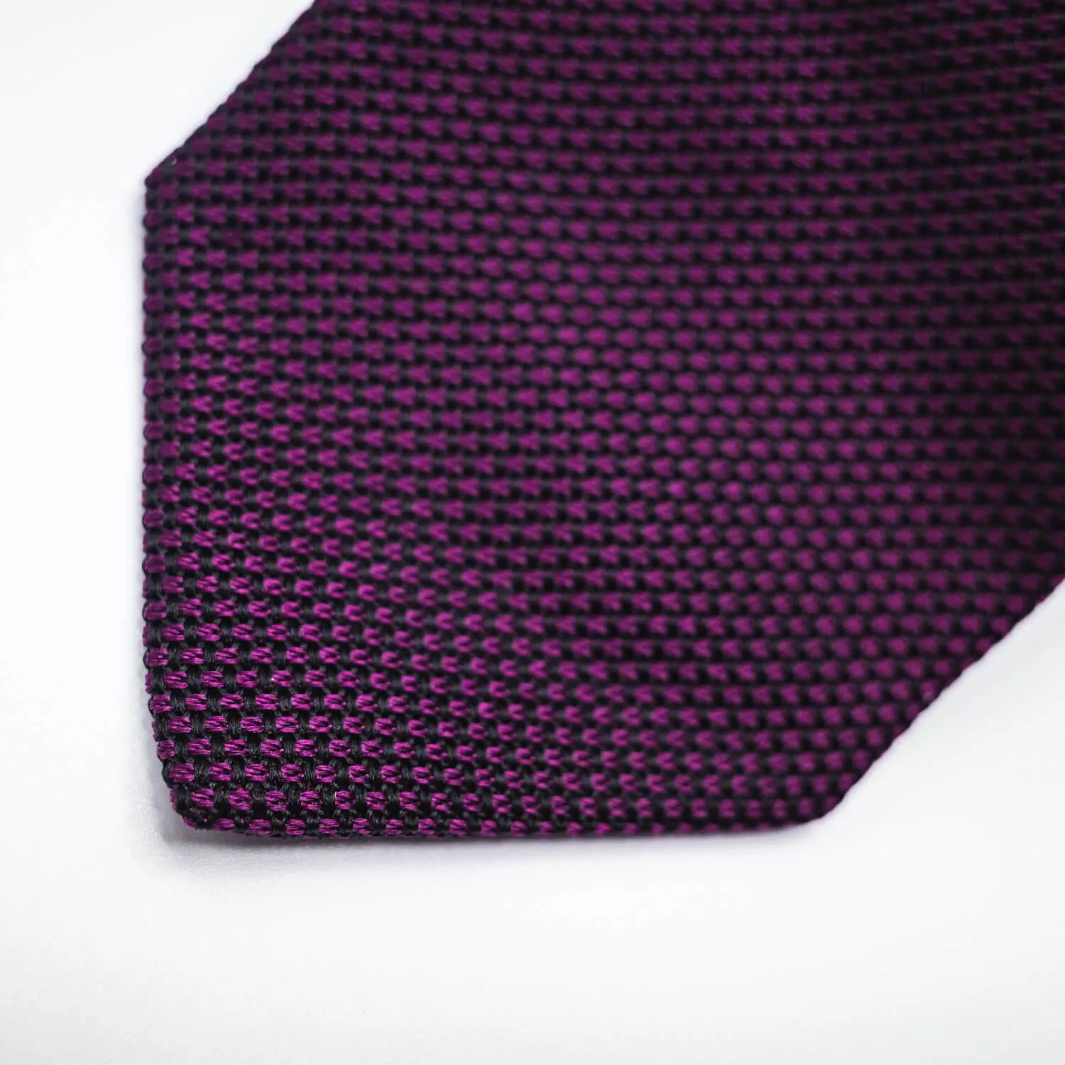 Silk Grenadine Tie - Purple