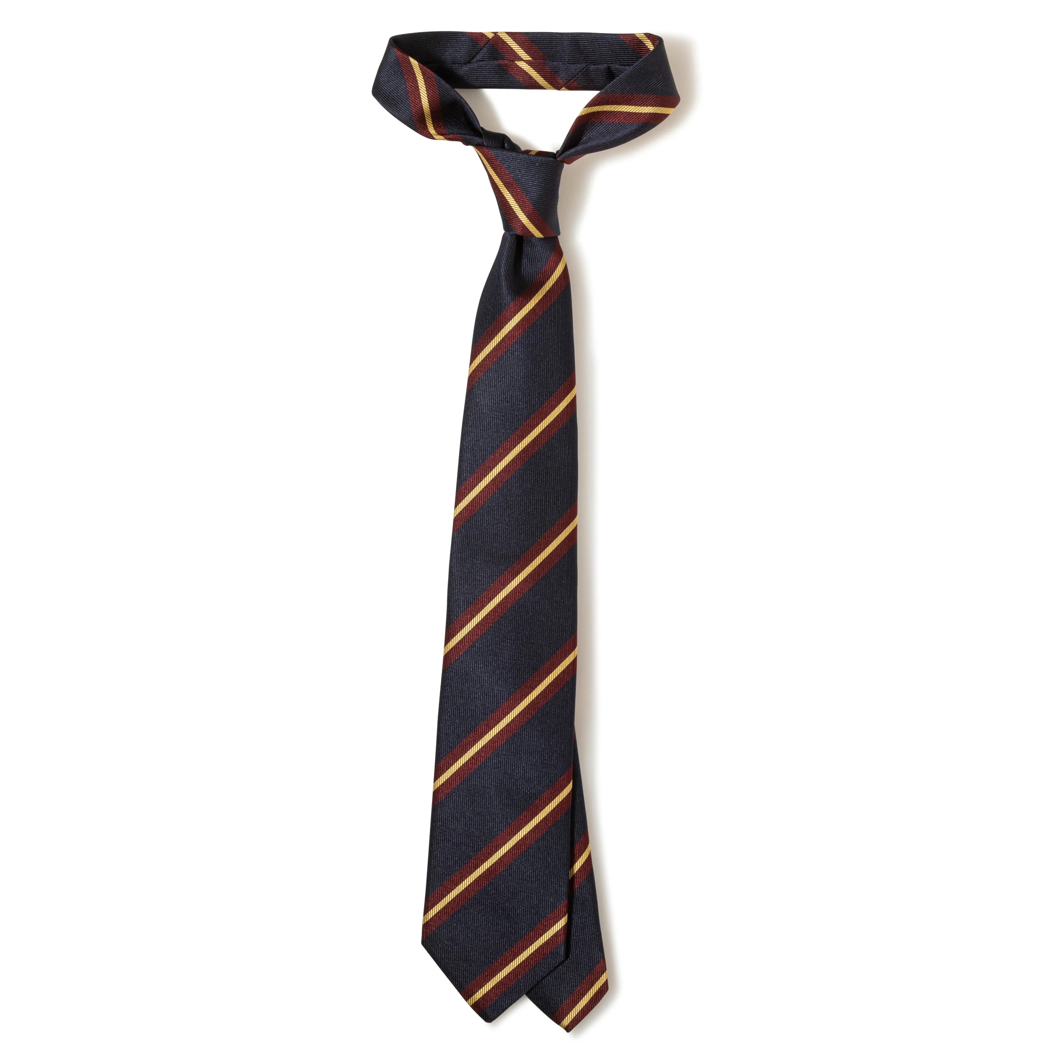 Silk Reppe 10th Anniversary Stripe Tie