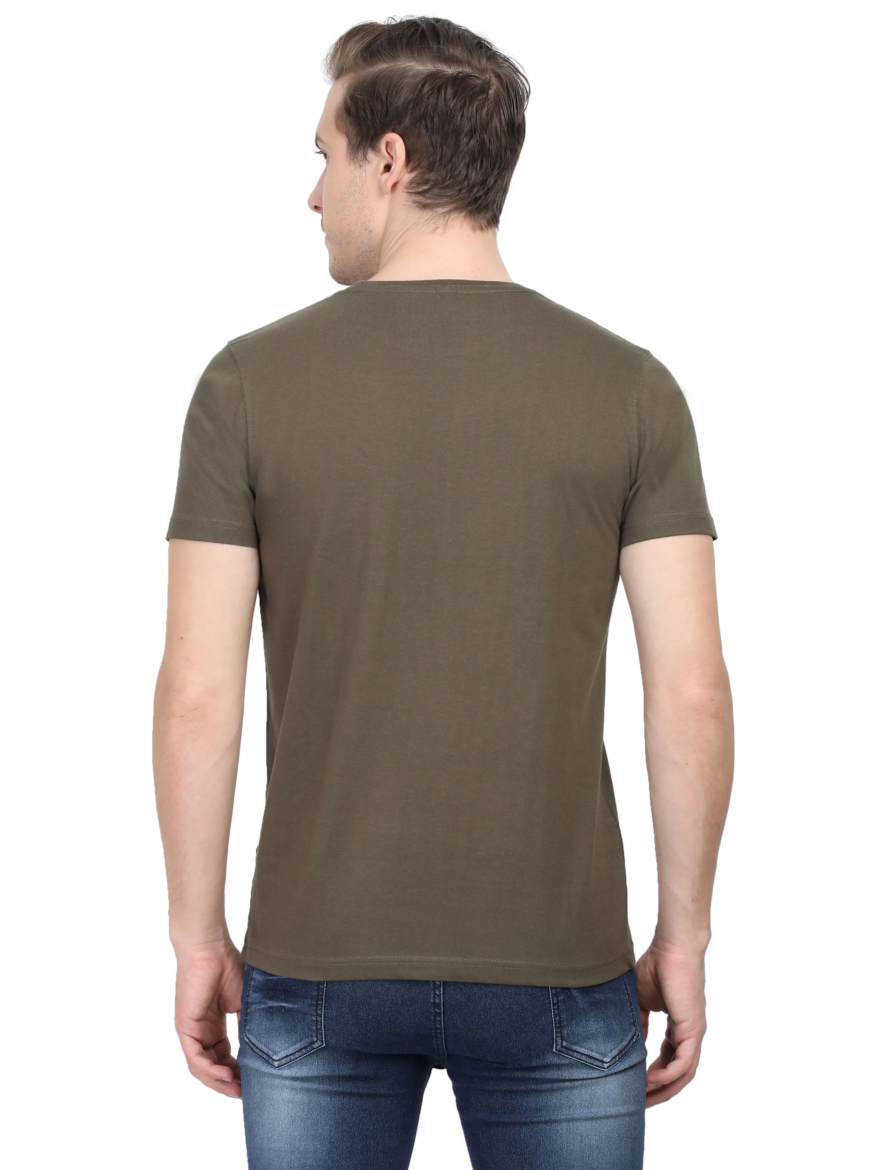 Solids: Olive Green Premium T-shirt