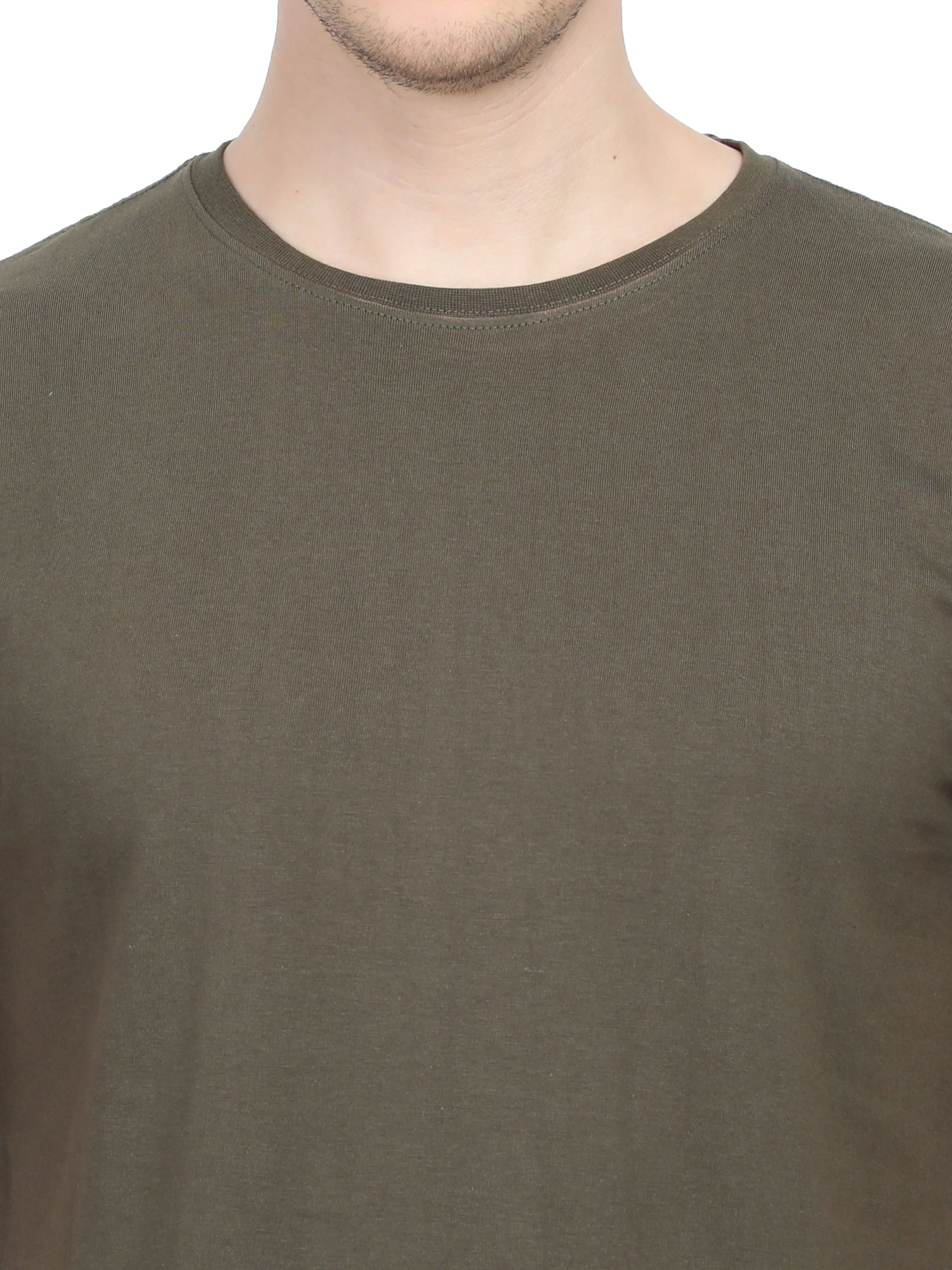 Solids: Olive Green Premium T-shirt