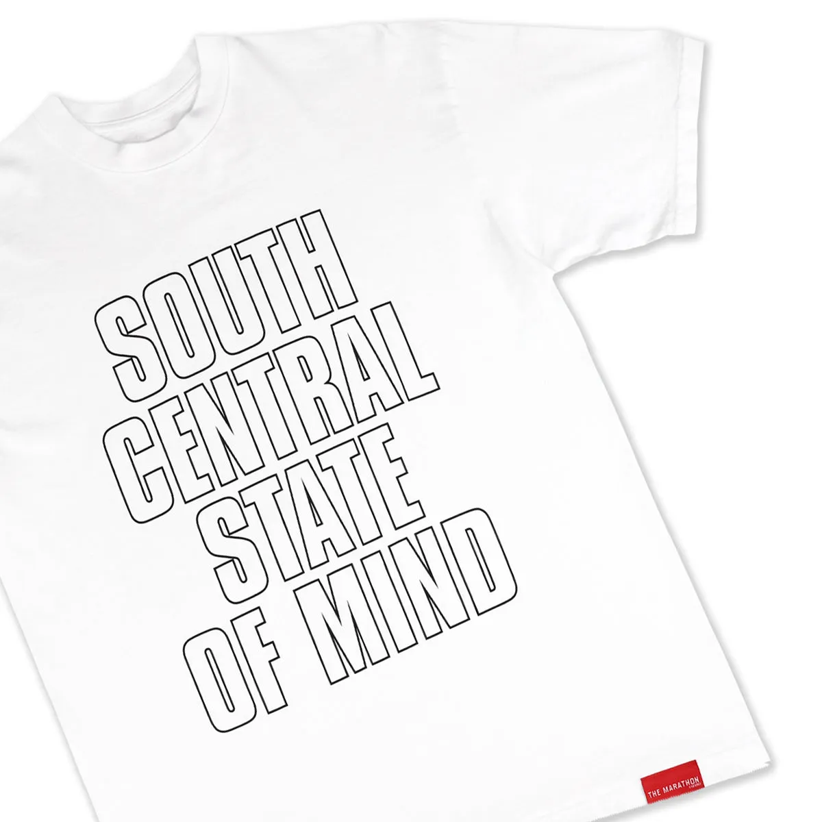 South Central State of Mind T-Shirt - White/Black