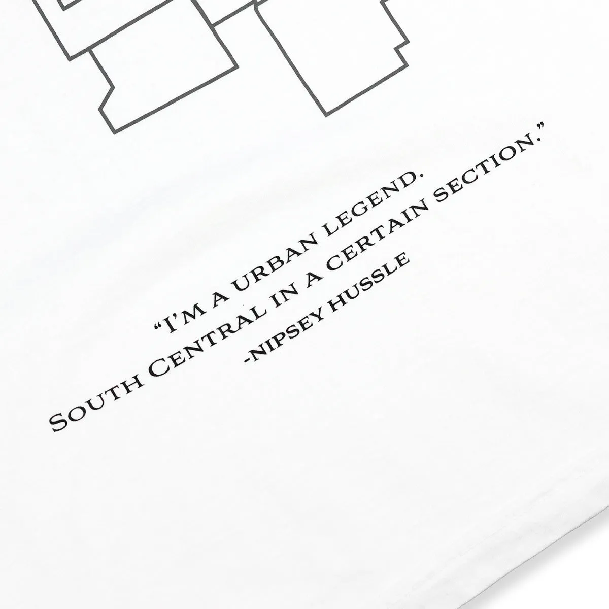 South Central State of Mind T-Shirt - White/Black