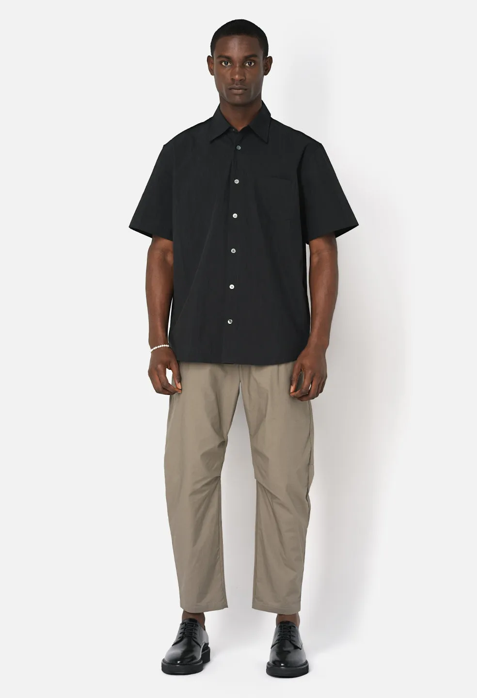 SS Cloak Button Up / Black