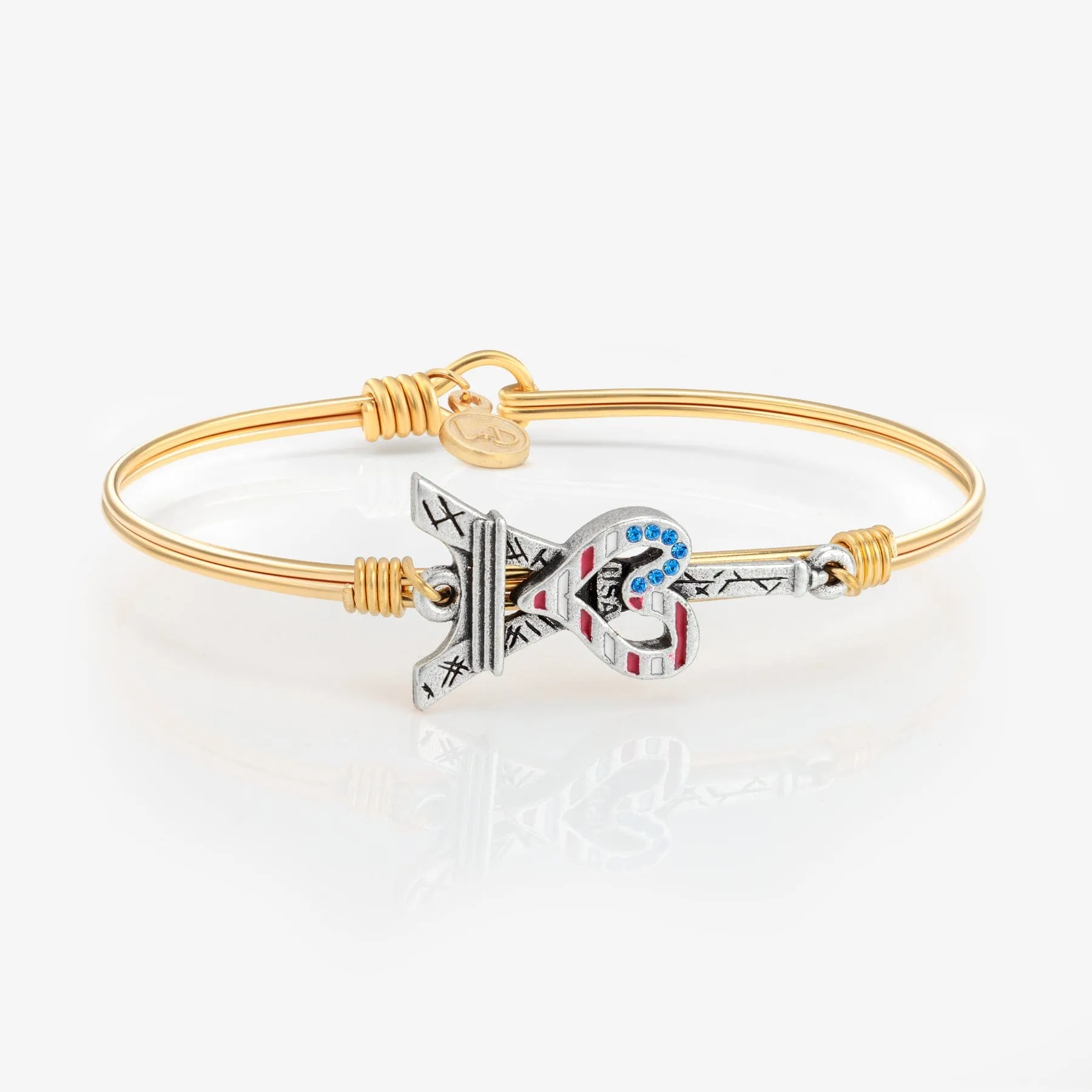 Star Spangled Paris Bangle Bracelet