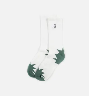 Starry Mens Socks - White/Grey