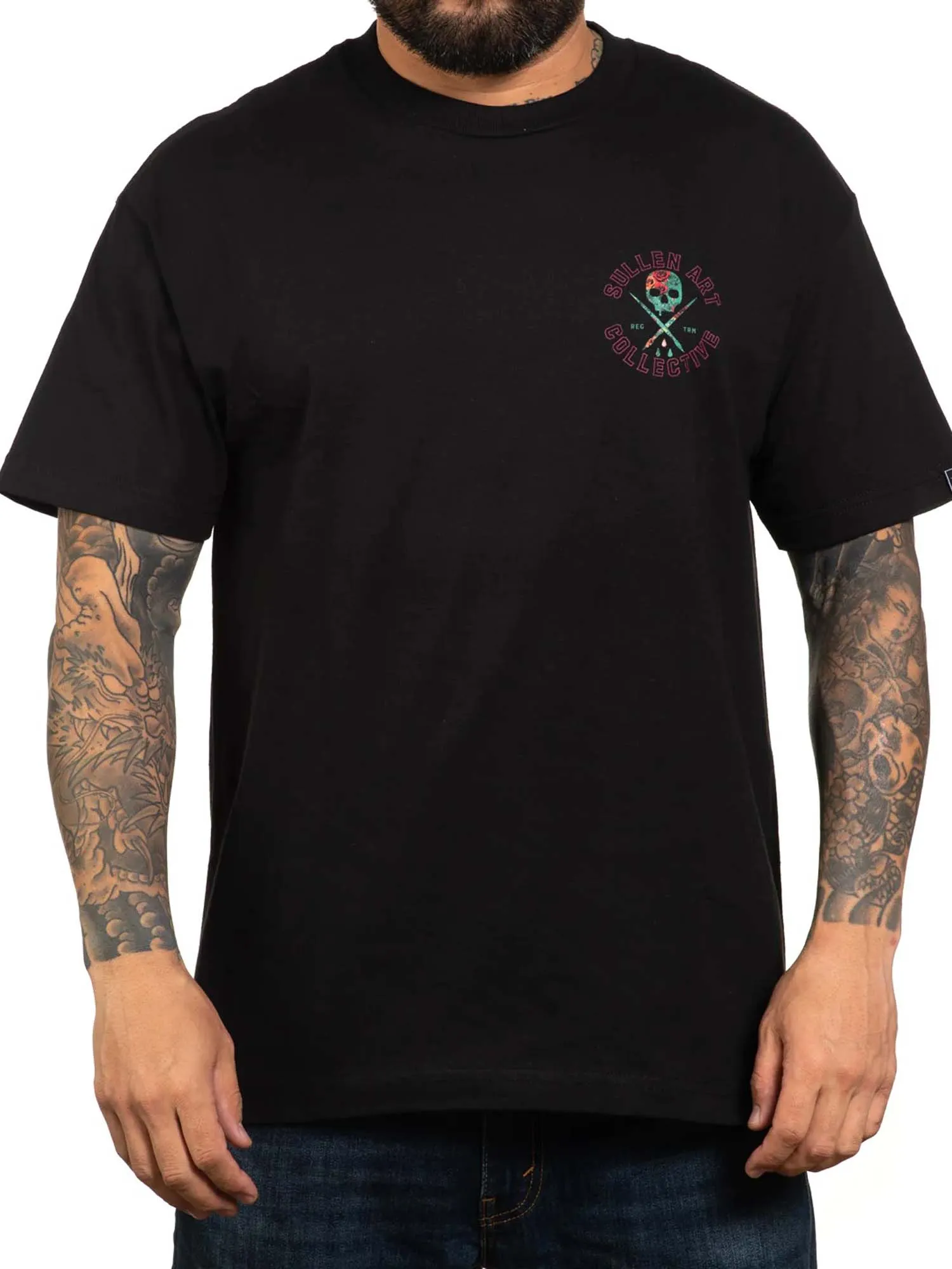 Sullen Men's Rose Splatter Short Sleeve Standard T-shirt