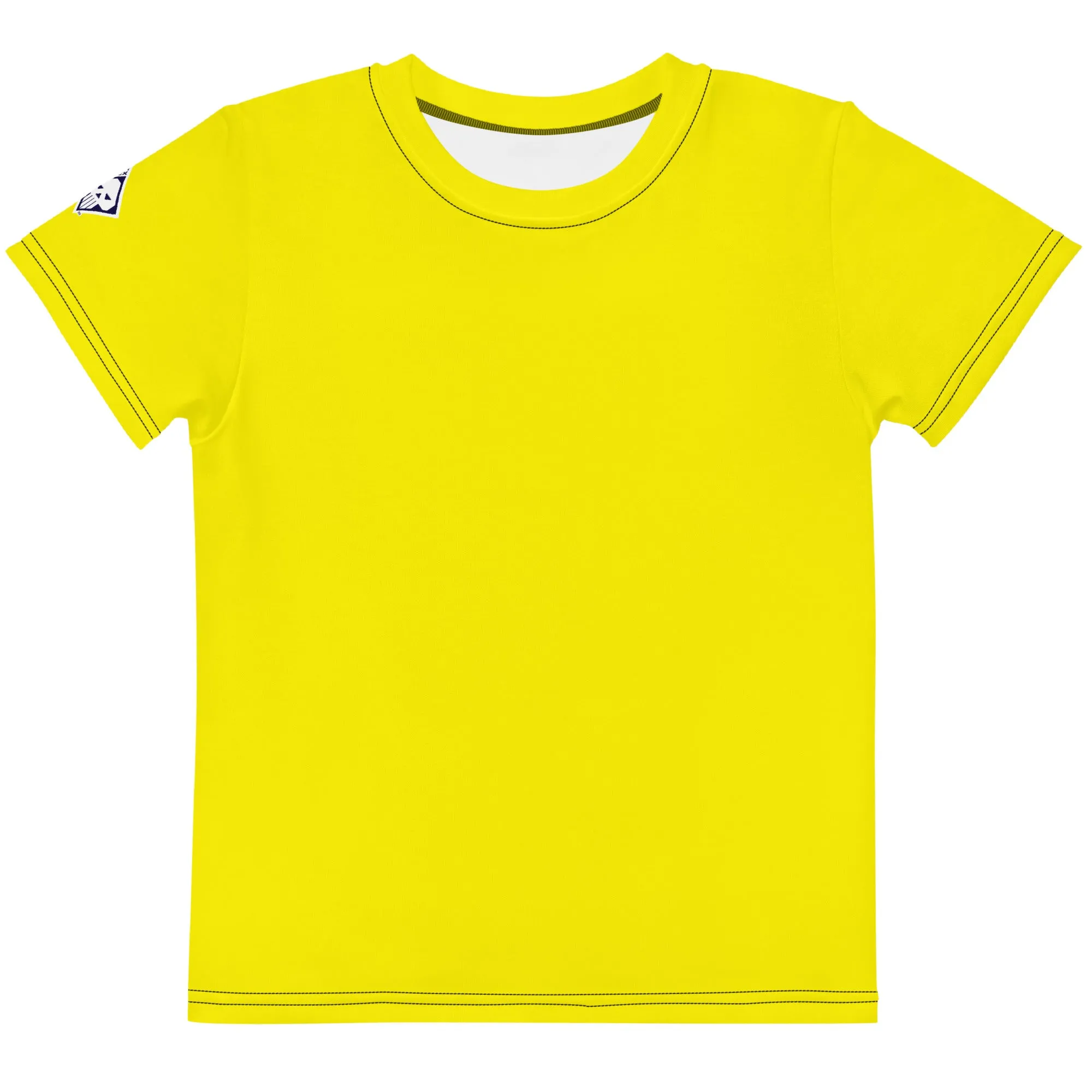 Summer Wardrobe Essential: Boys' Short Sleeve Solid Color Rash Guard - Golden Sun