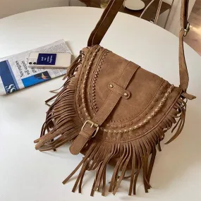 Tassel Vintage Saddle Bag 66131662C