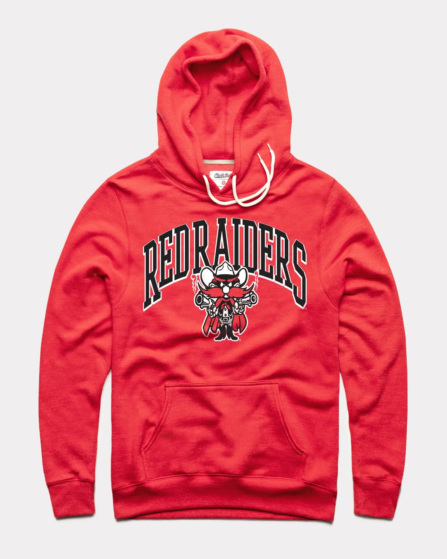 Texas Tech Red Raiders Arch Vintage Red Hoodie