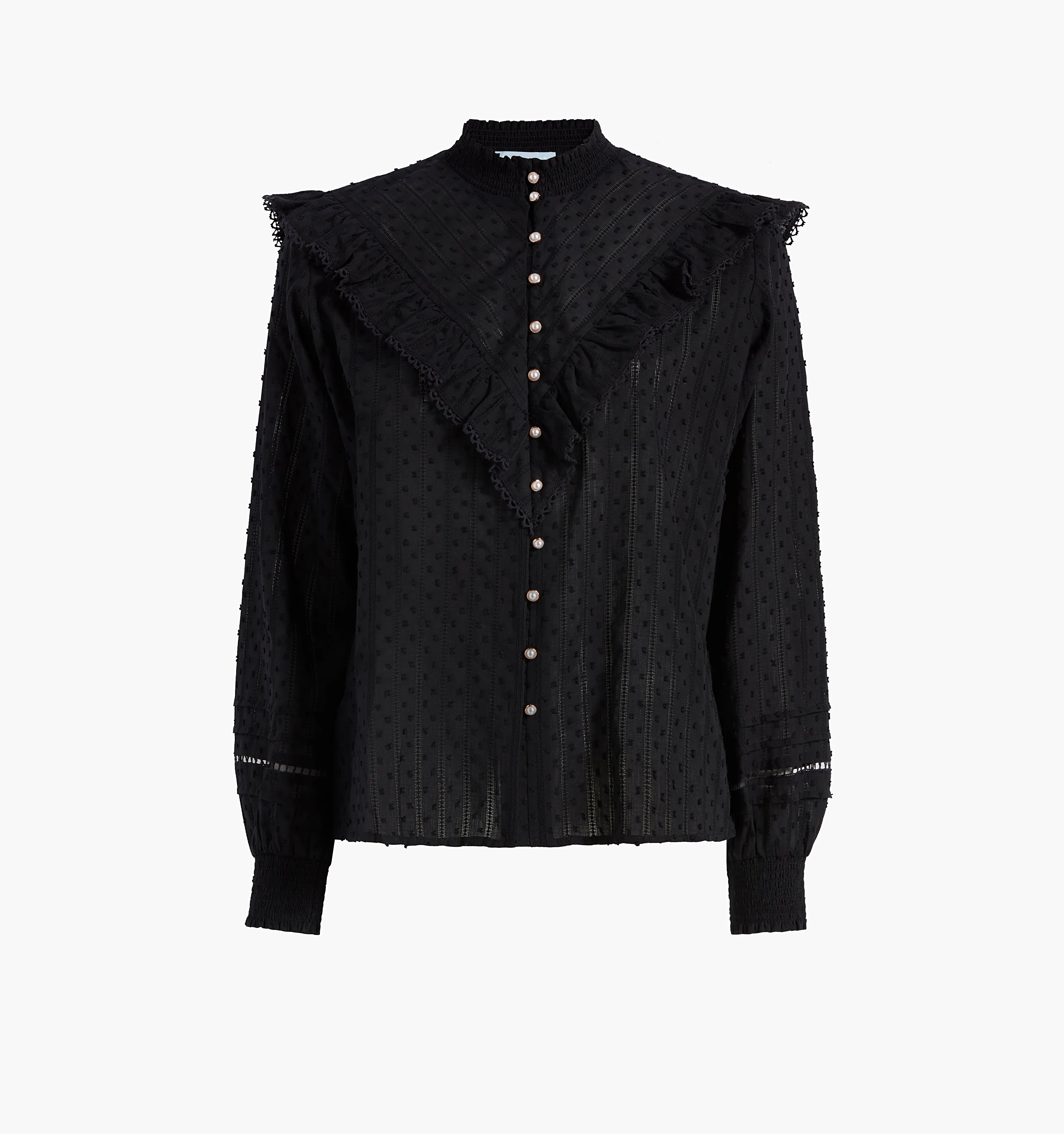 The Amira Top - Black Dot