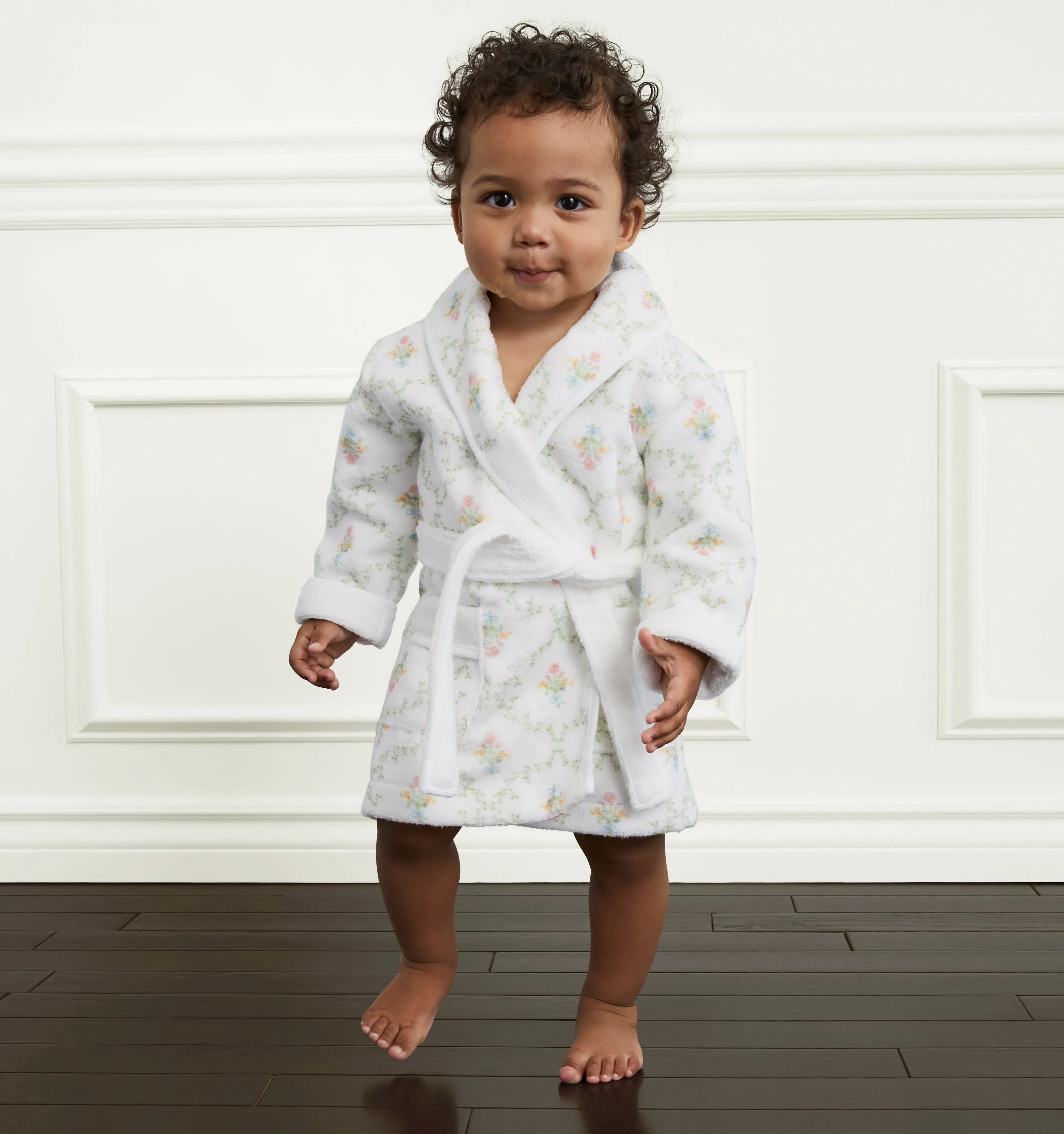 The Baby Hotel Robe - Pastel Trellis