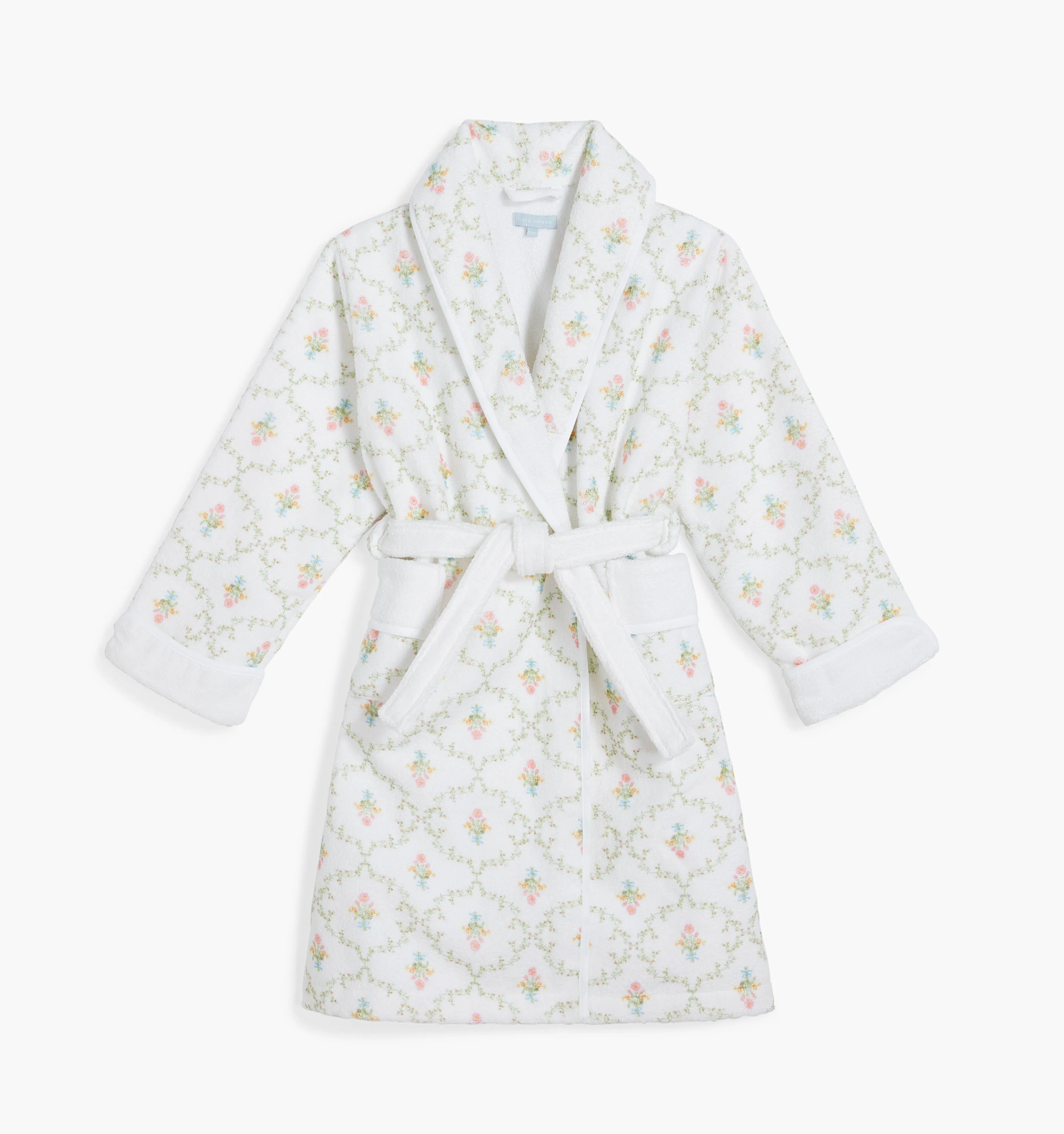 The Baby Hotel Robe - Pastel Trellis