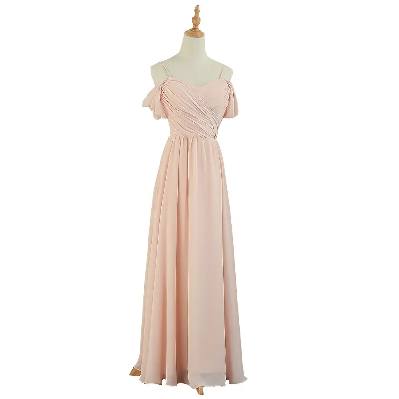 The Celeste Chiffon Bridesmaid Off Shoulder Collection (Customisable)