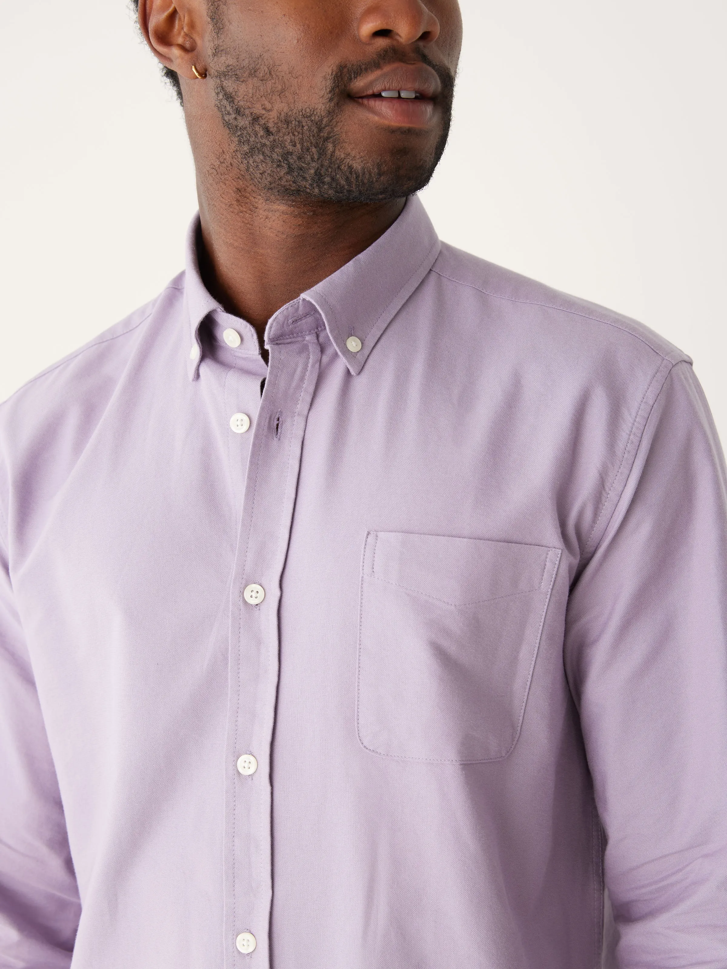 The Jasper Oxford Shirt in Lavender