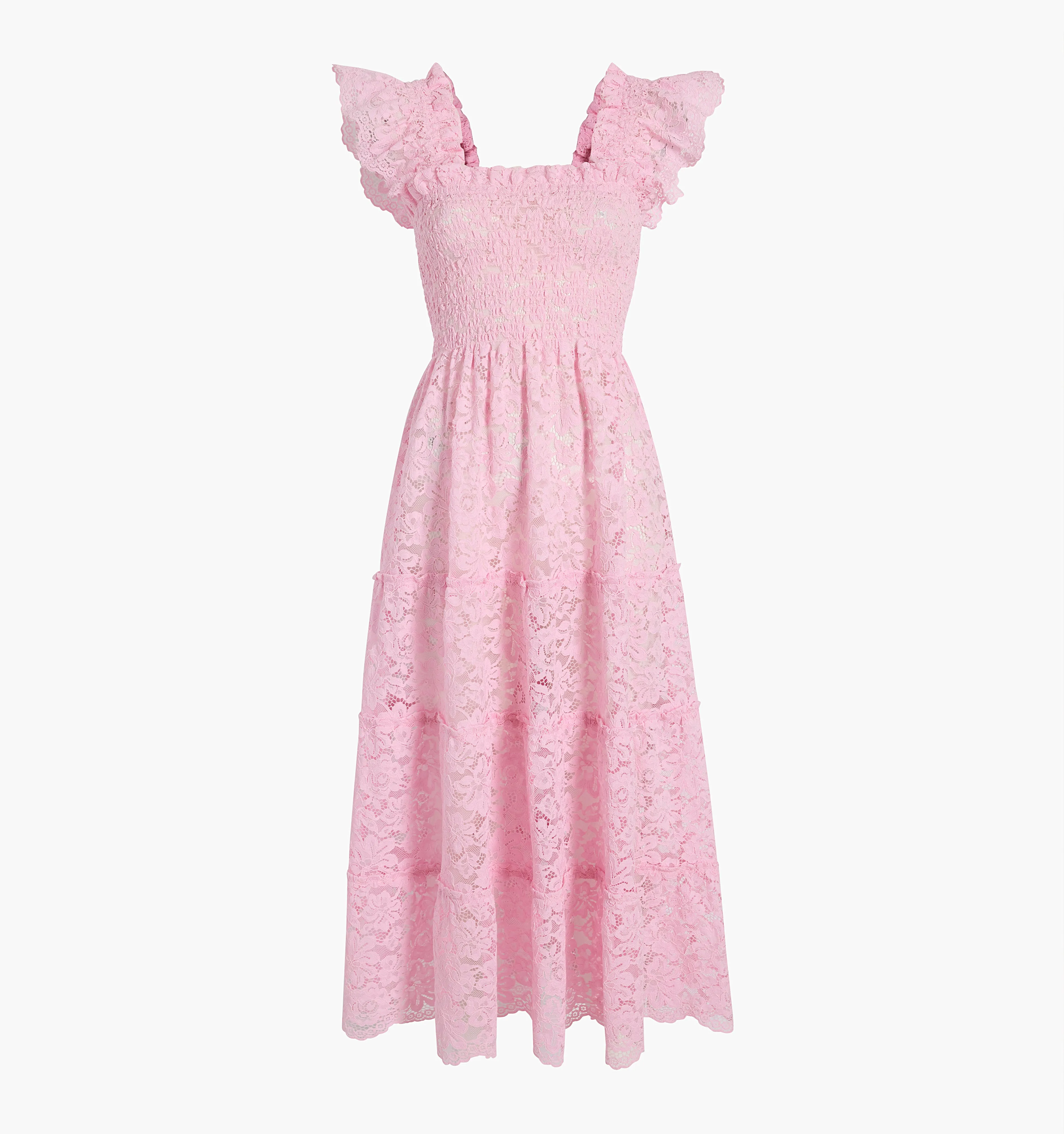 The Lace Ellie Nap Dress - Pink Lace