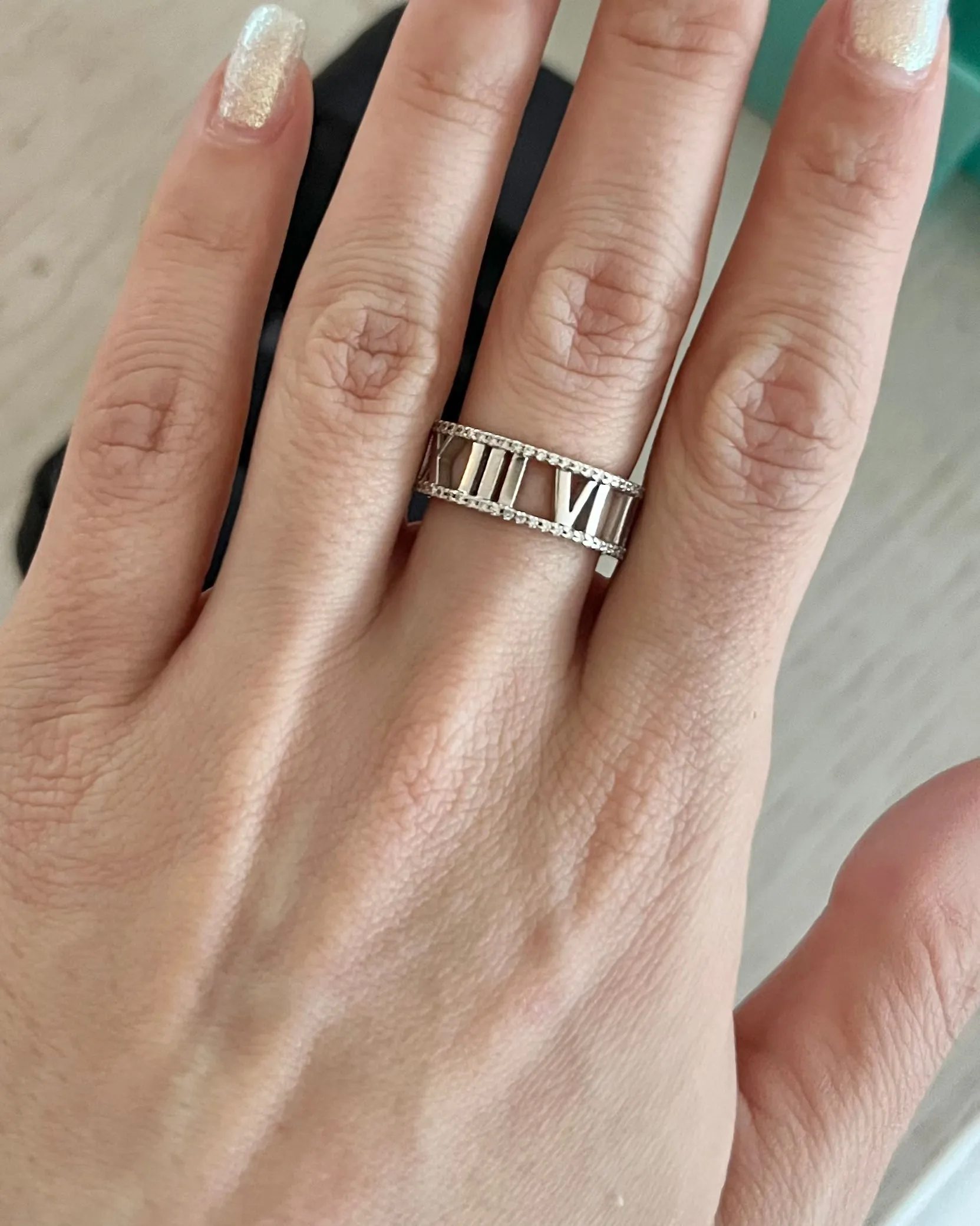 Tiffany & Co. Atlas Diamond Open Band Ring