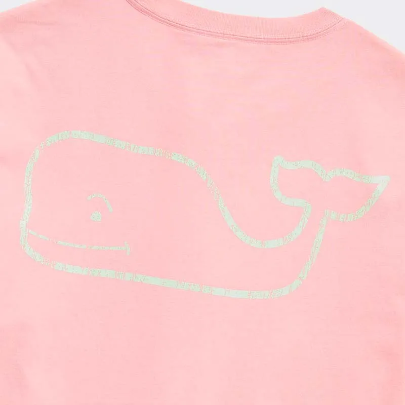 Two Tone Vintage Whale Pocket Long Sleeve T-Shirt